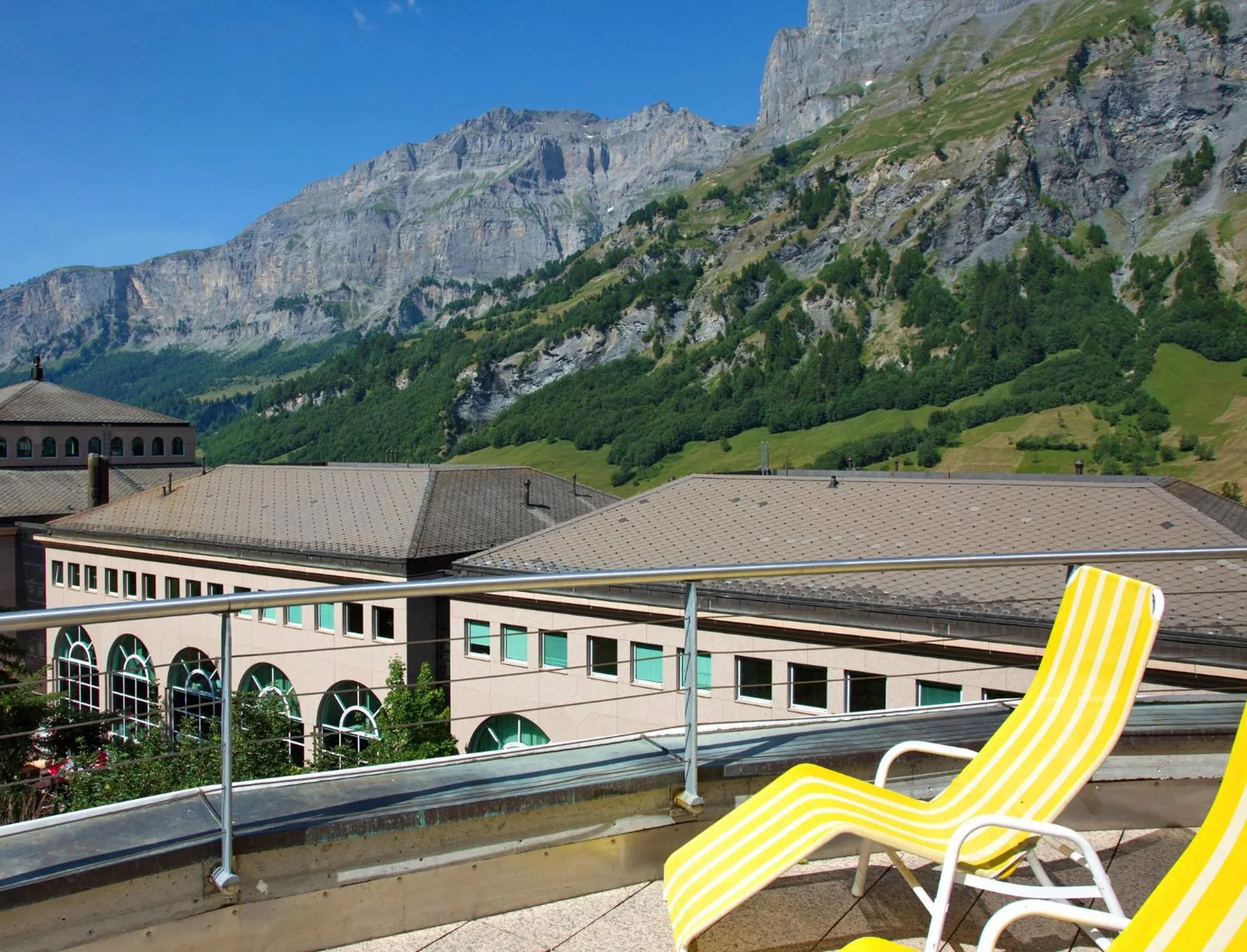 View (from property/room) in Thermal Hotels & Walliser Alpentherme Leukerbad
