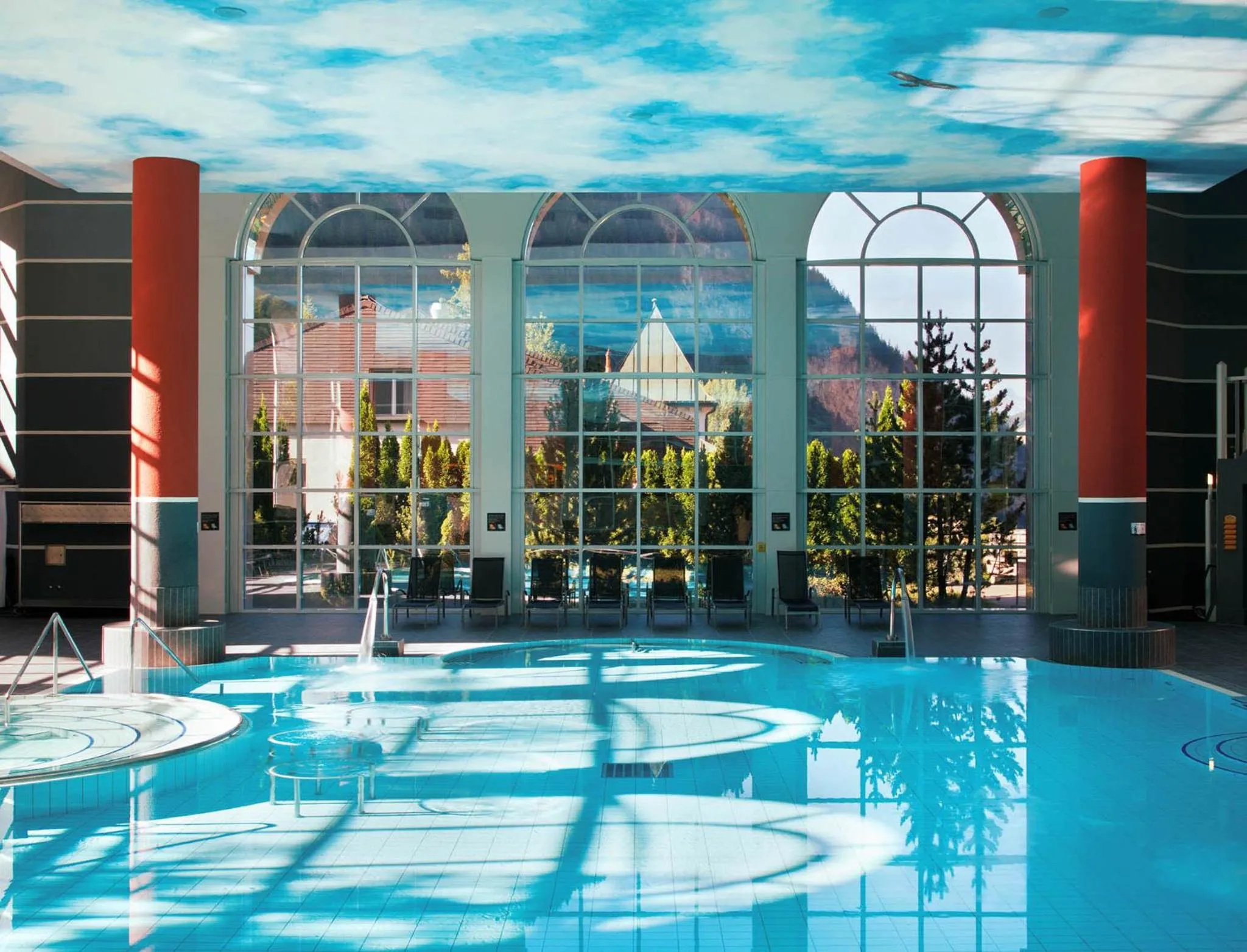 Swimming pool in Thermal Hotels & Walliser Alpentherme Leukerbad