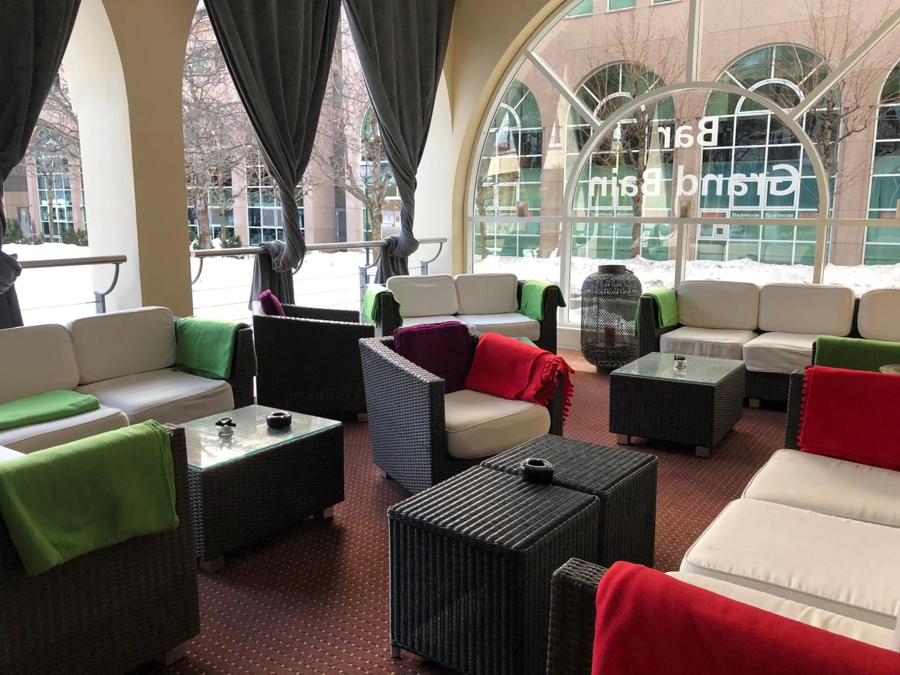 Living room in Thermal Hotels & Walliser Alpentherme Leukerbad