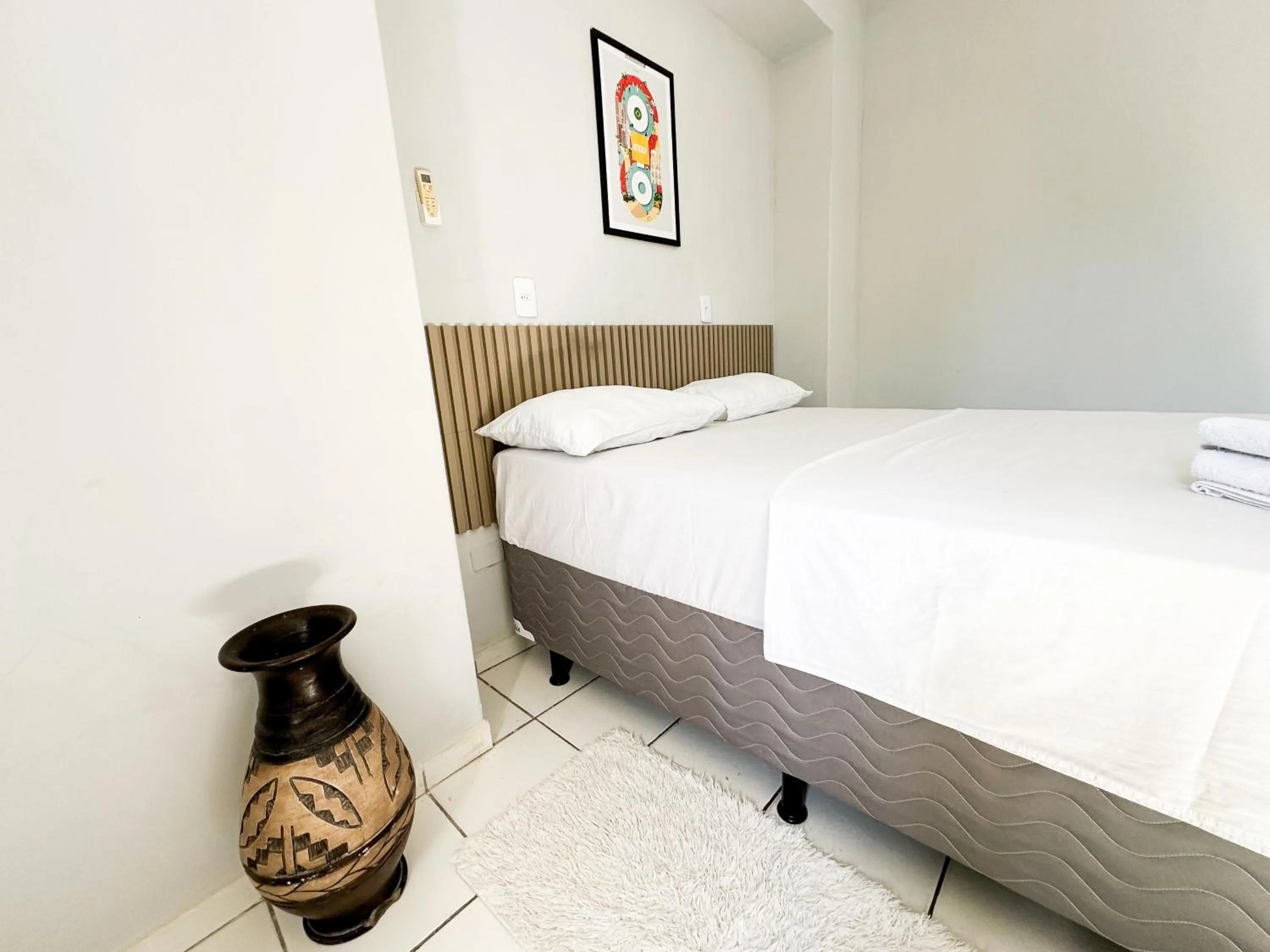 Bed in Hotel Oiticica