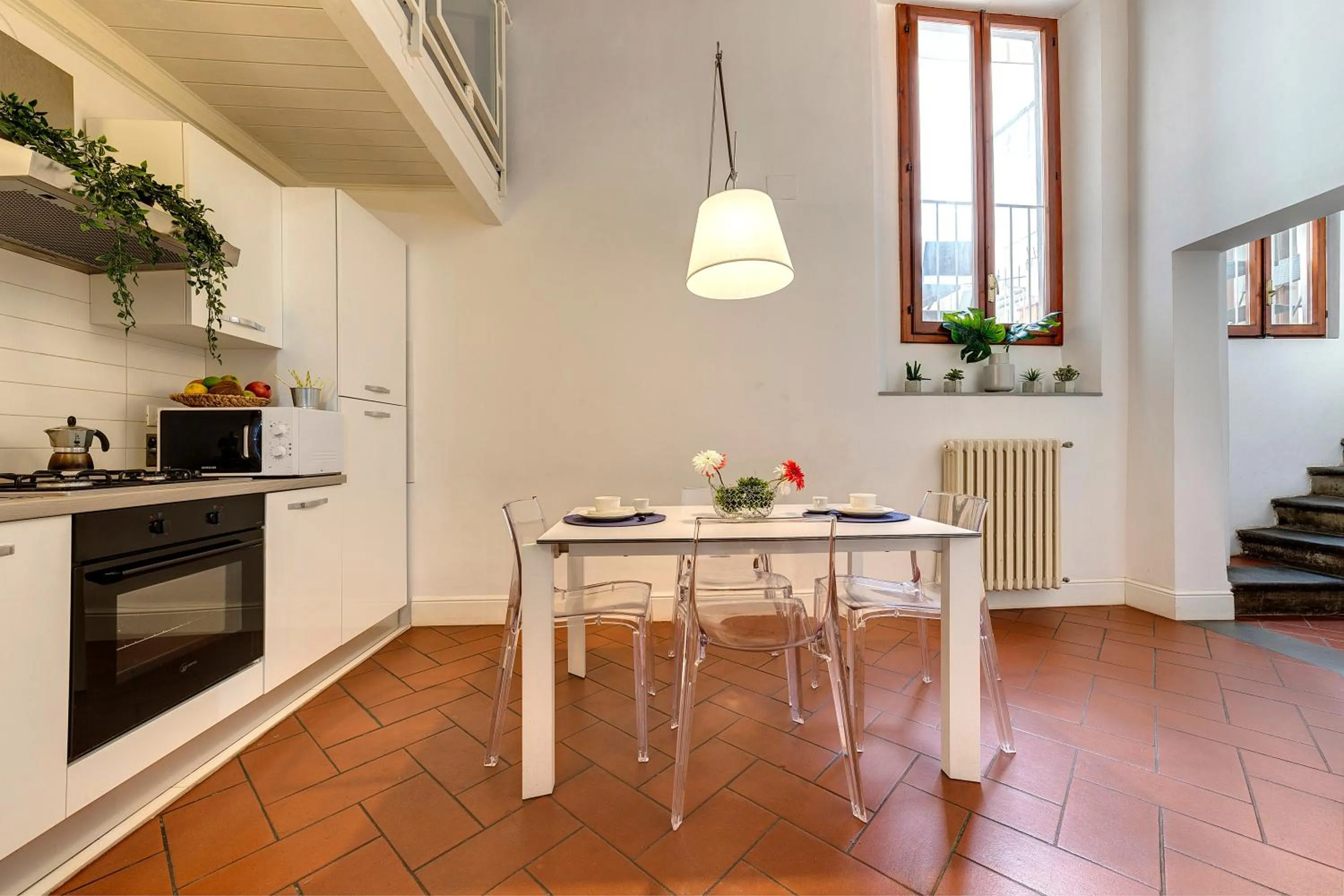 Kitchen or kitchenette in Tegolaio Apartment by Mamo Florence