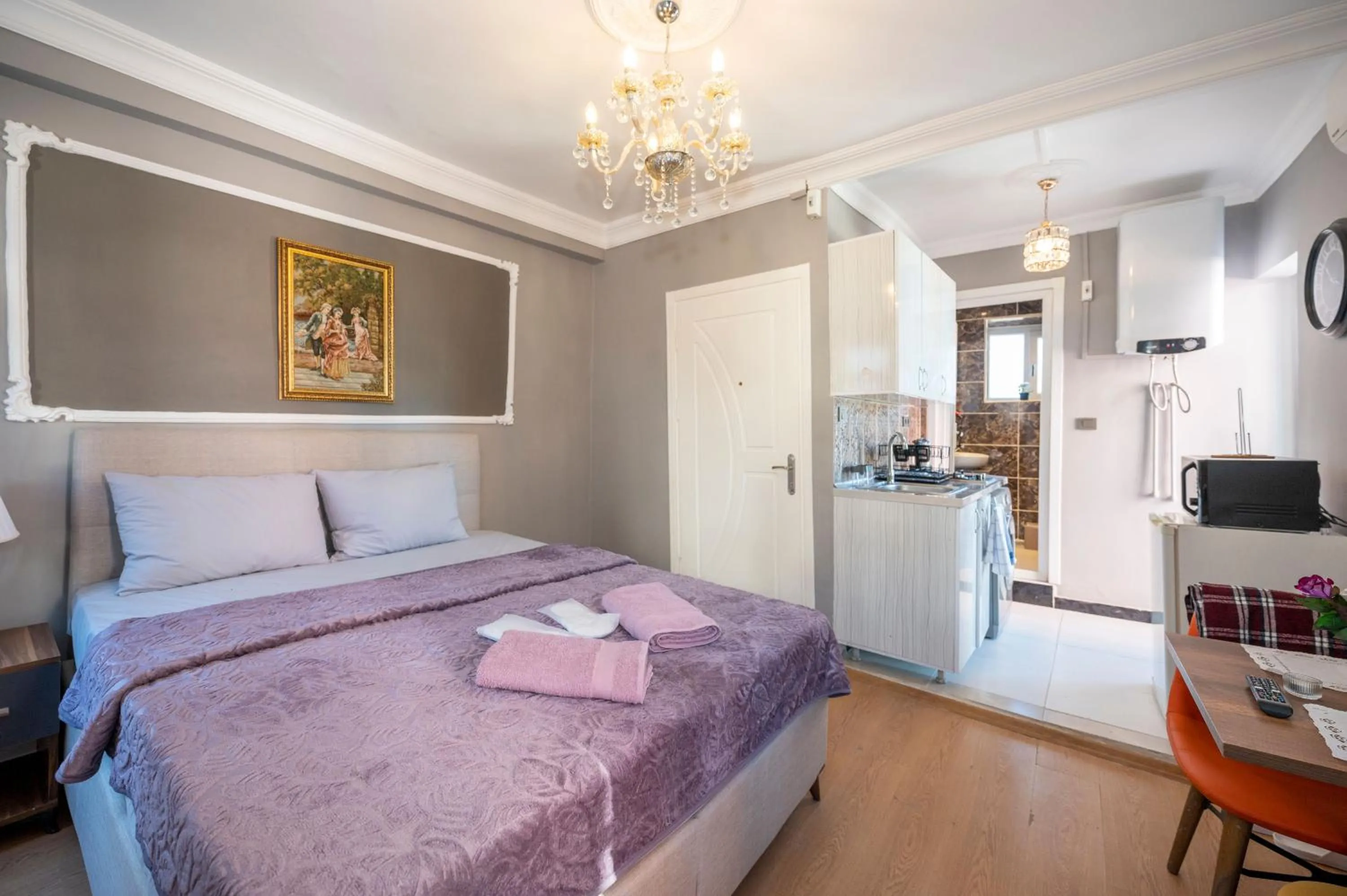 Bed in MYMOON Residence