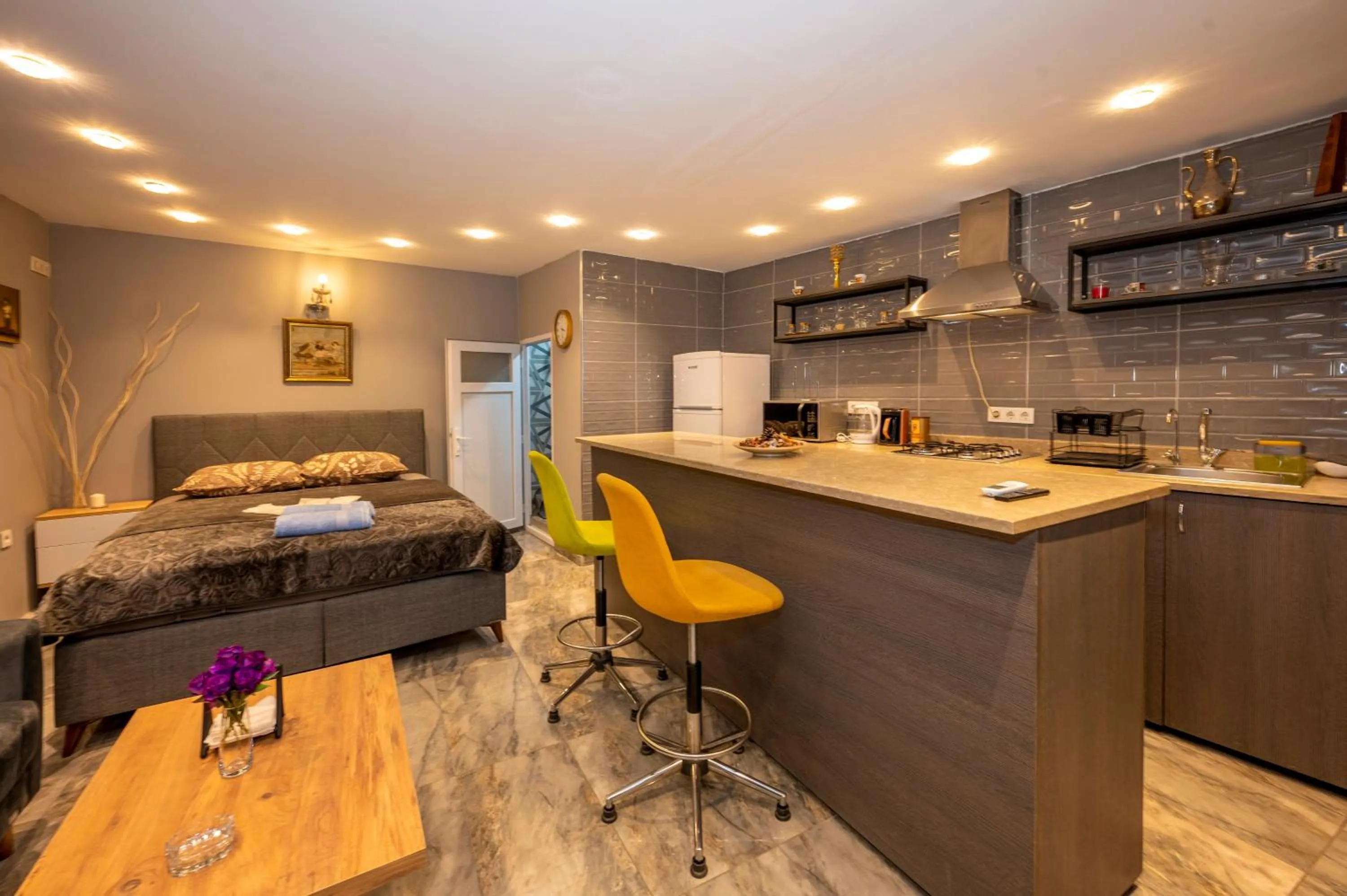 Bed in MYMOON Residence