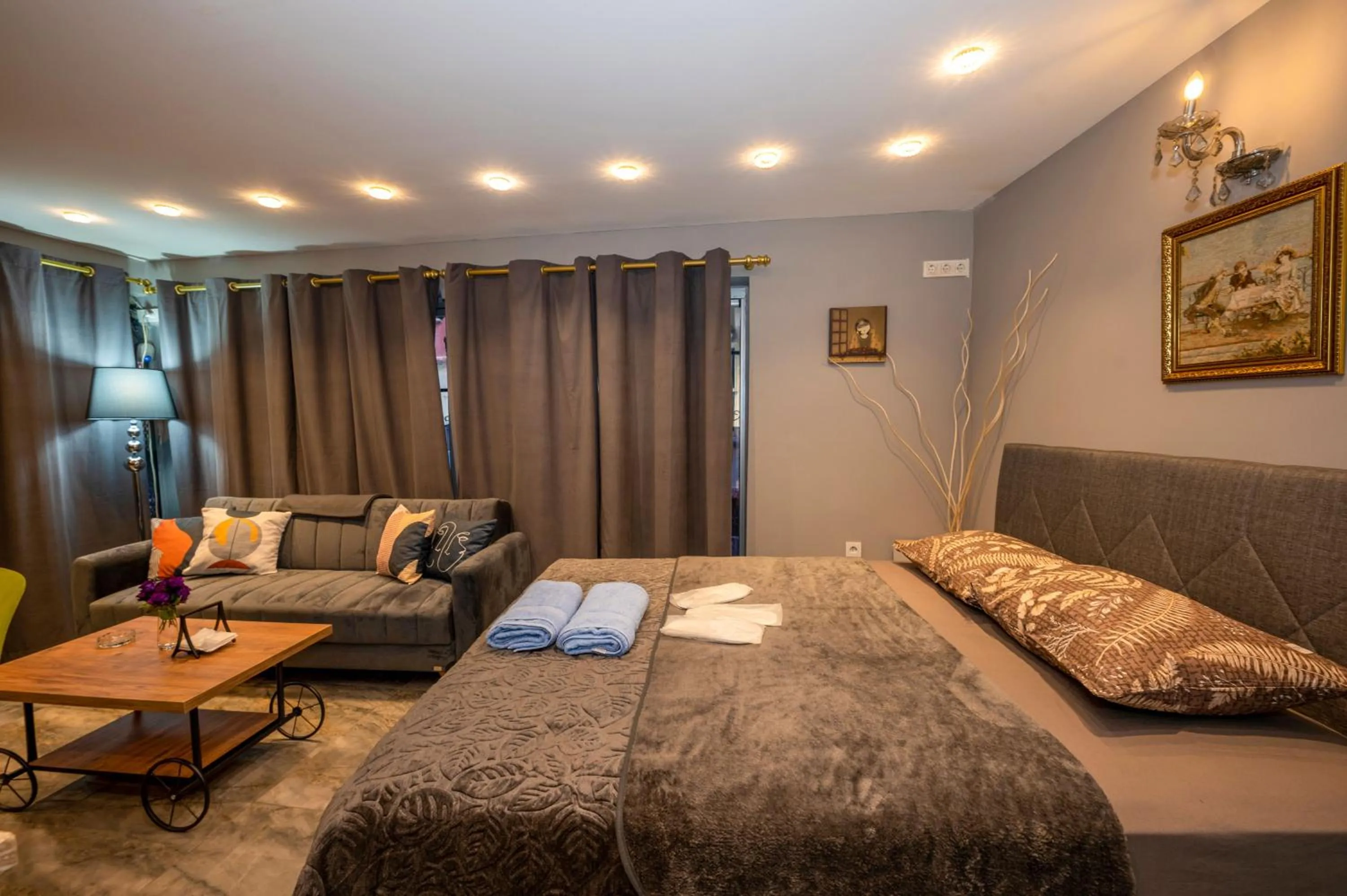 Bed in MYMOON Residence