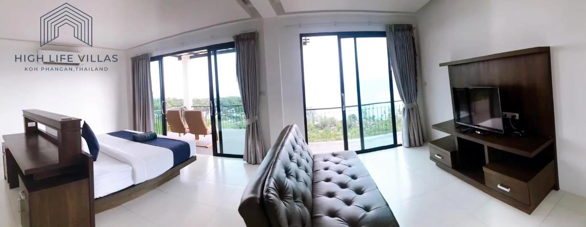 Bed in High Life Villas