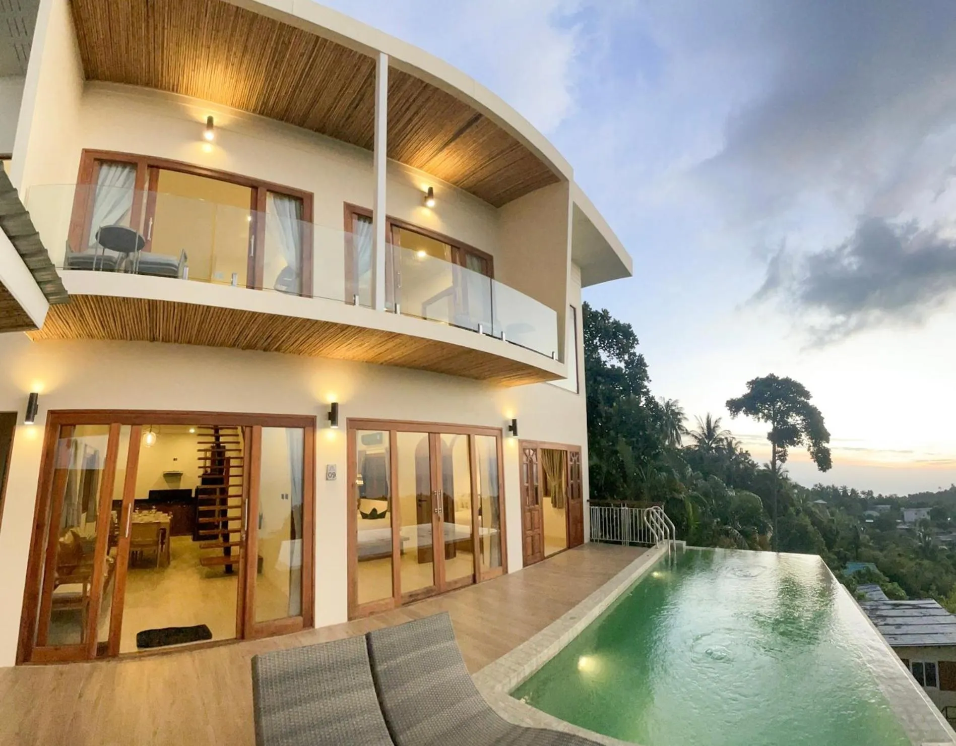 Swimming pool in High Life Villas