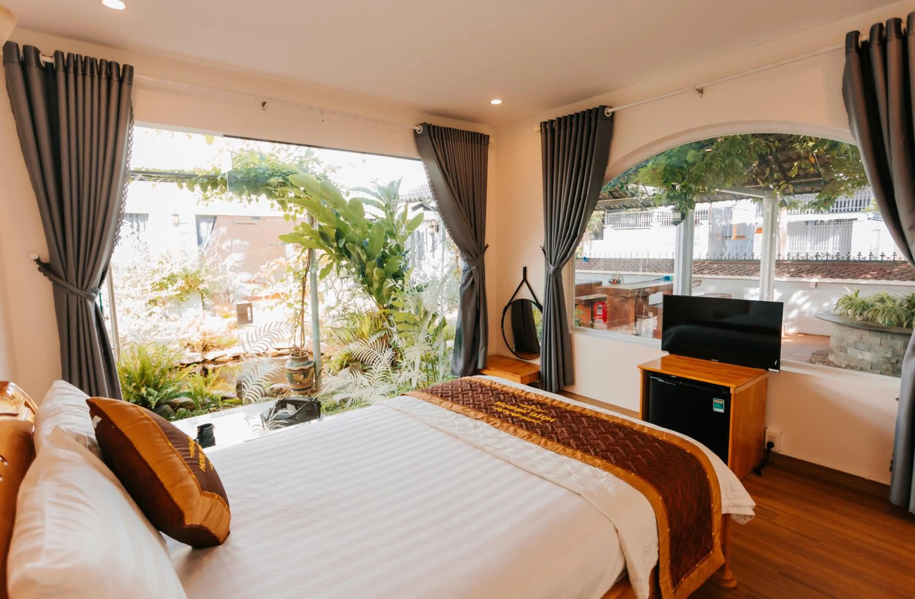 View (from property/room), Bed in Window Homestay