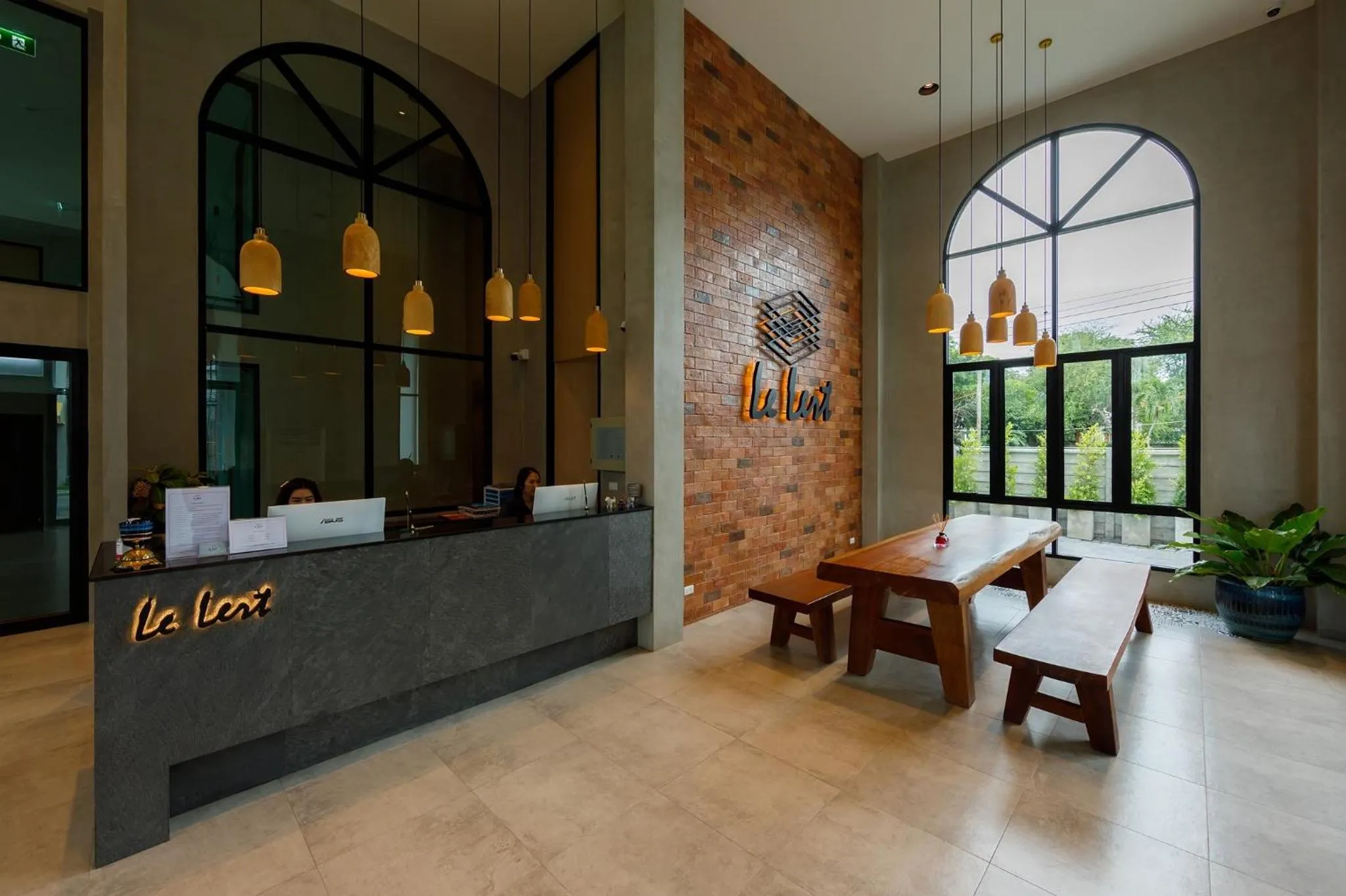 Lobby or reception in Le Lert Hotel Ratchaburi