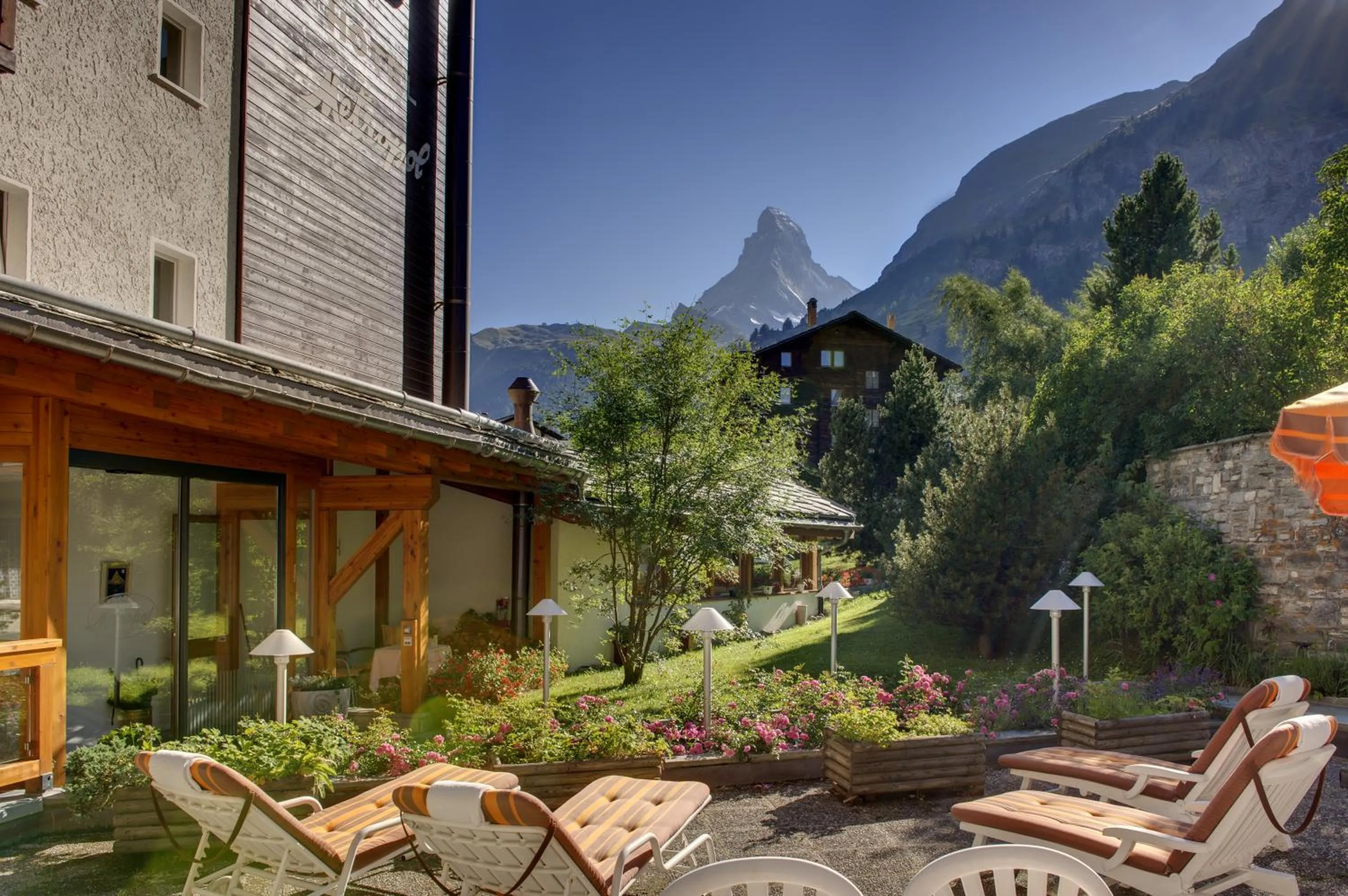 Garden in Hotel Metropol & Spa Zermatt