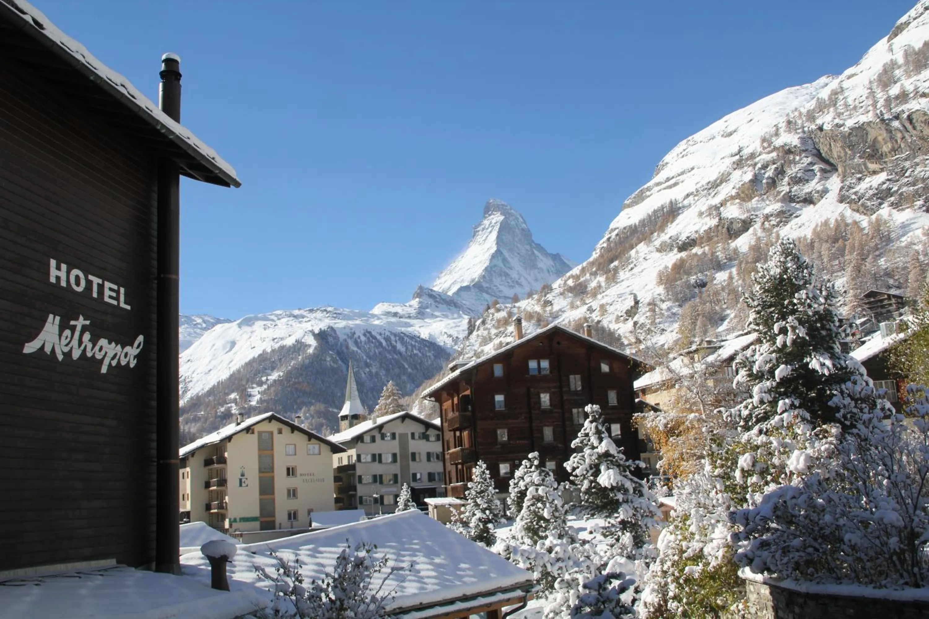 View (from property/room) in Hotel Metropol & Spa Zermatt