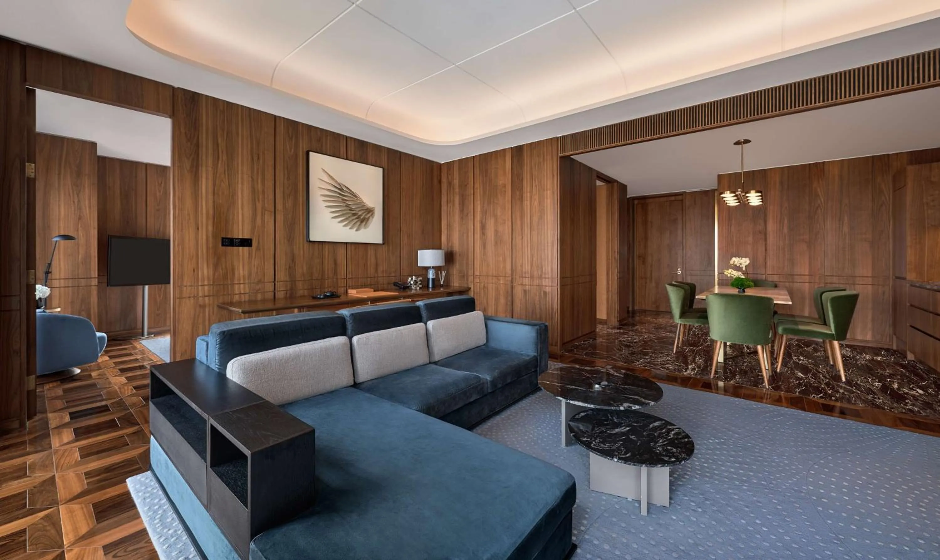 Living room in Waldorf Astoria Xiamen