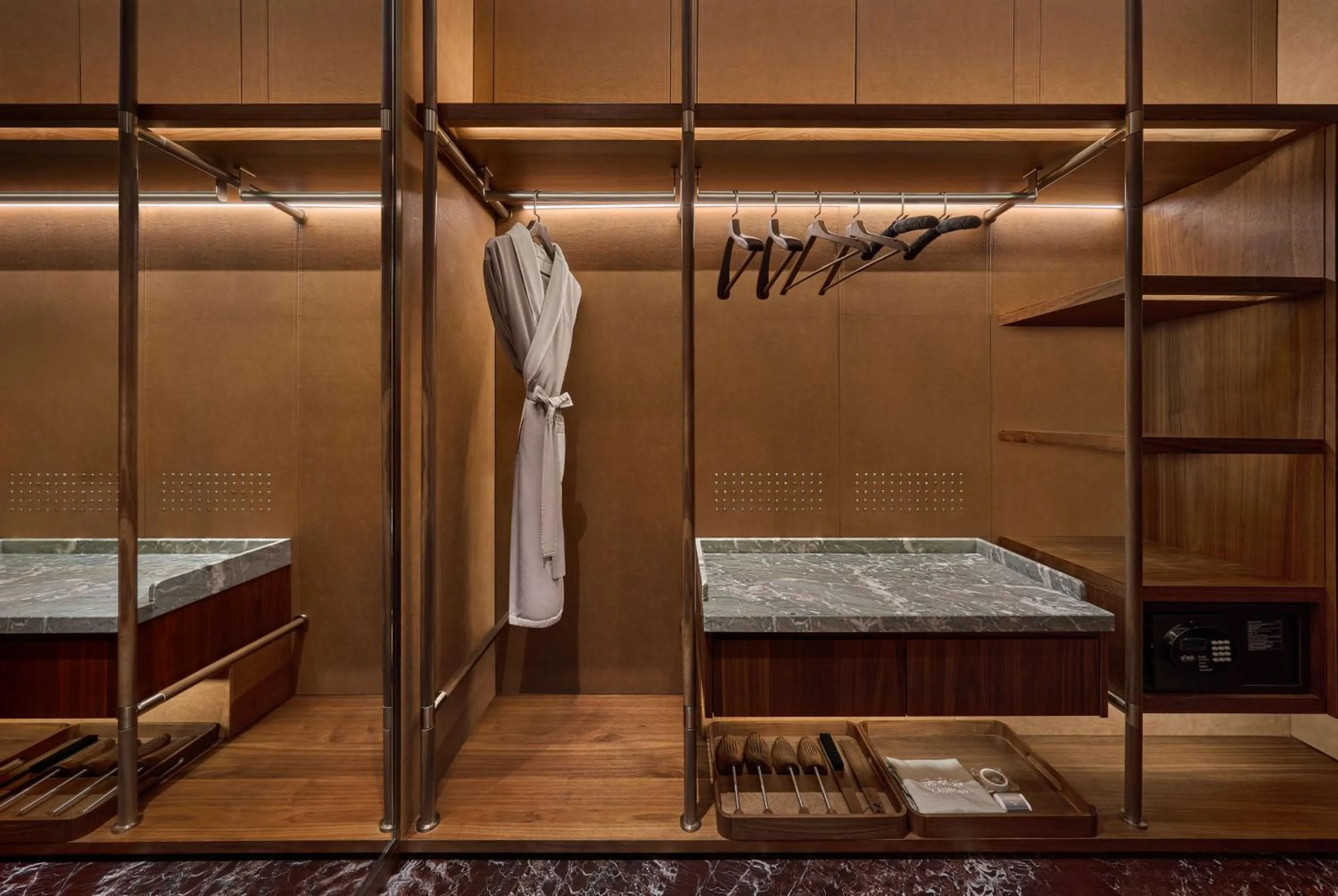 Photo of the whole room, Bed in Waldorf Astoria Xiamen