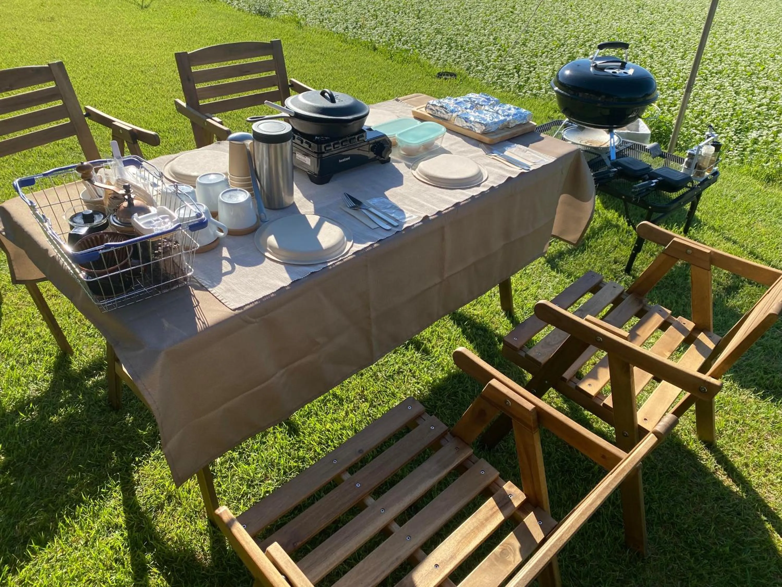 BBQ facilities in Garni MonyaMonya/ガルニモニャモニャ