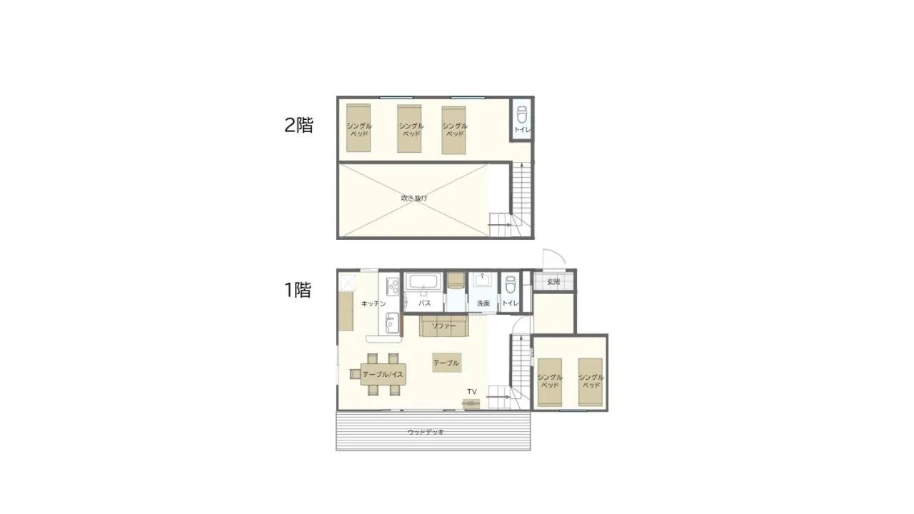 Floor plan in Garni MonyaMonya/ガルニモニャモニャ