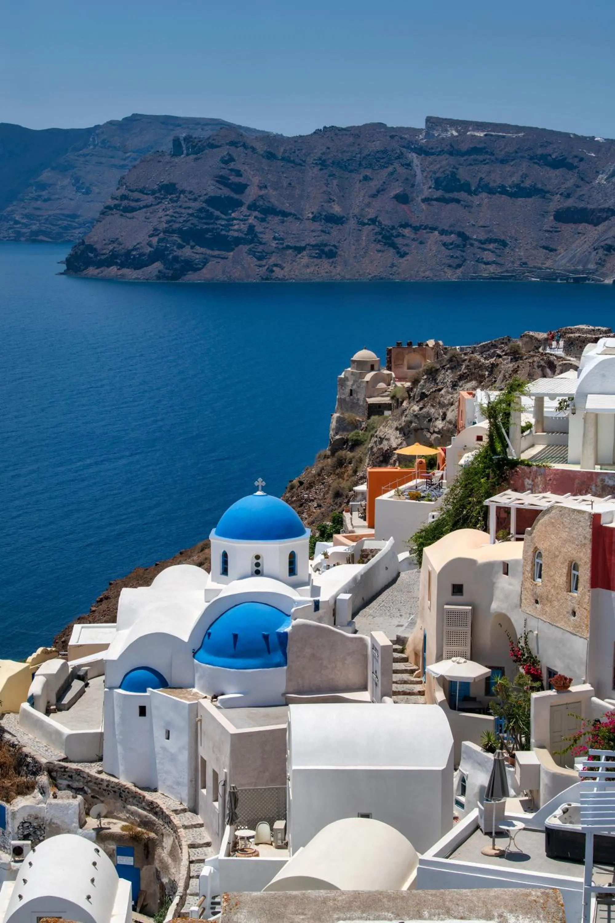Sea view in Kaleidoscope Oia Suites