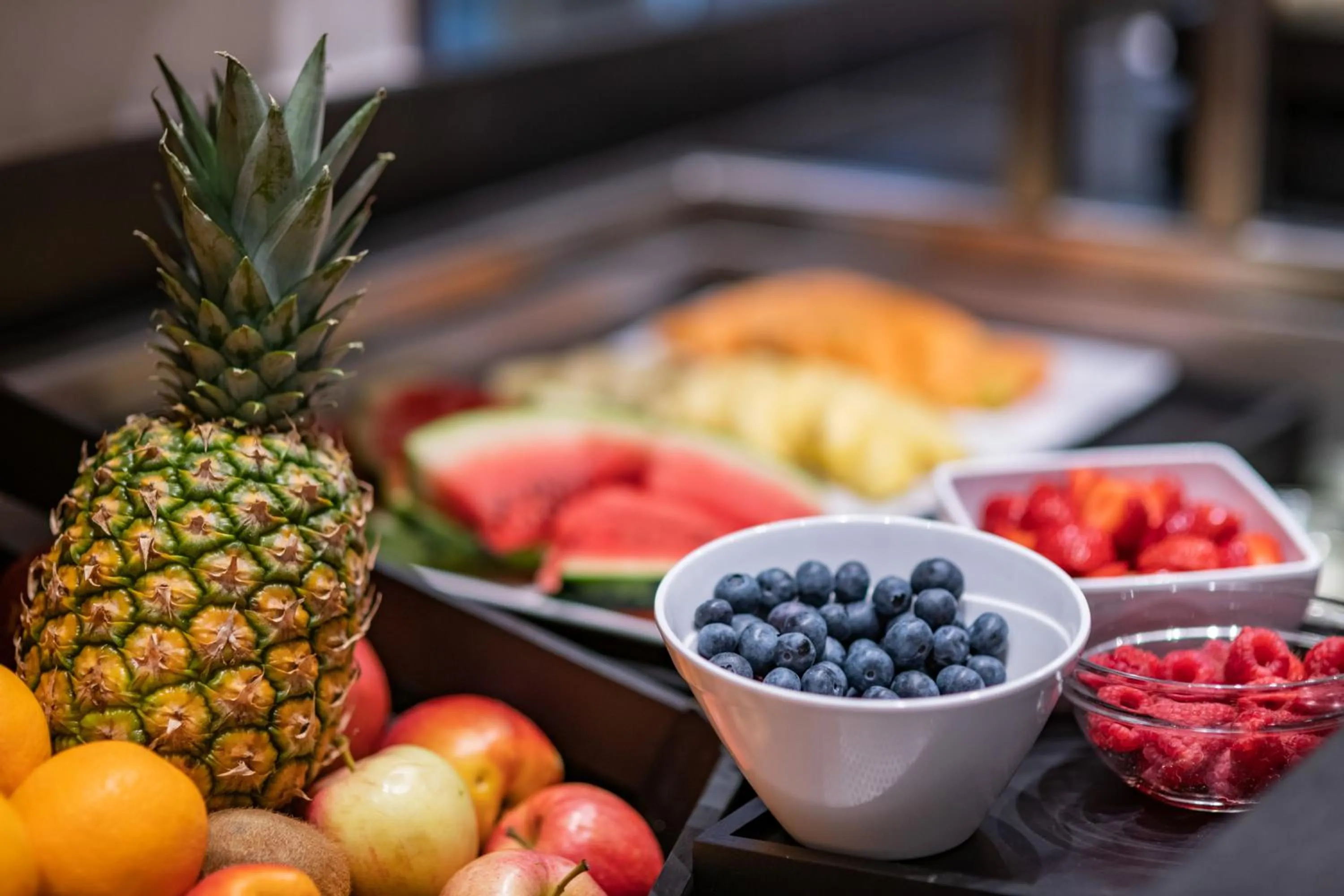 Buffet breakfast in Europe Hotel & Spa