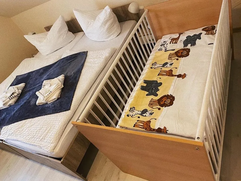 Bed in Pension Lavendel