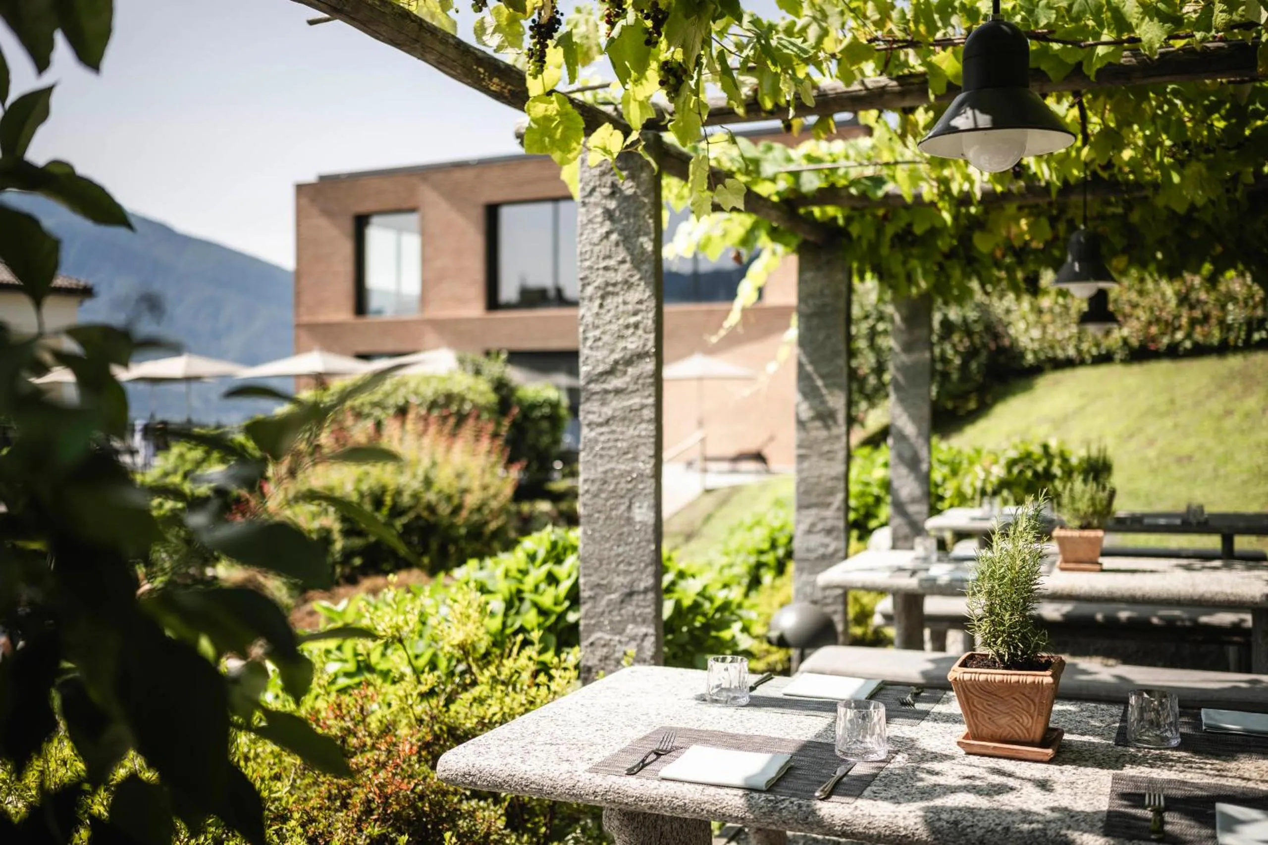 Restaurant/places to eat in Hotel Belvedere Locarno