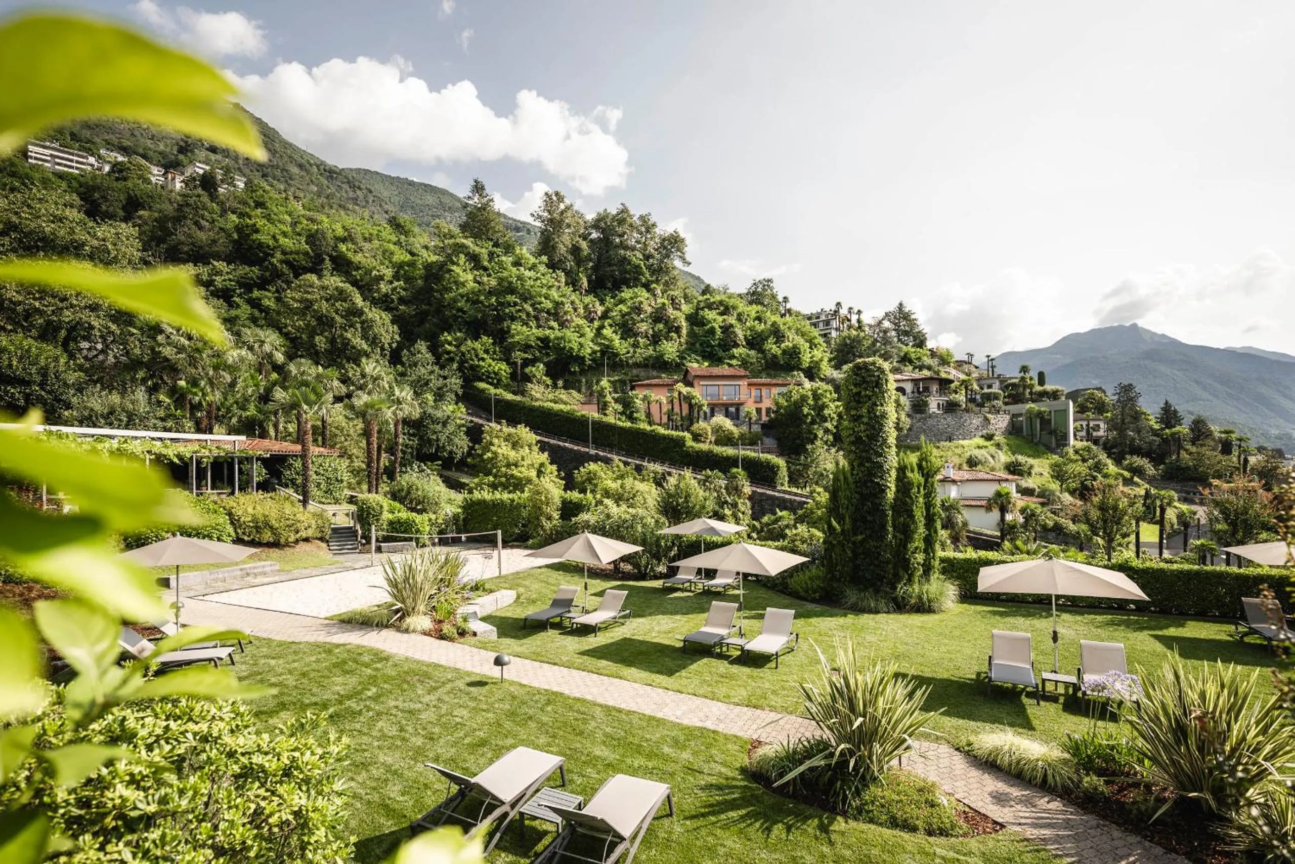 Garden in Hotel Belvedere Locarno