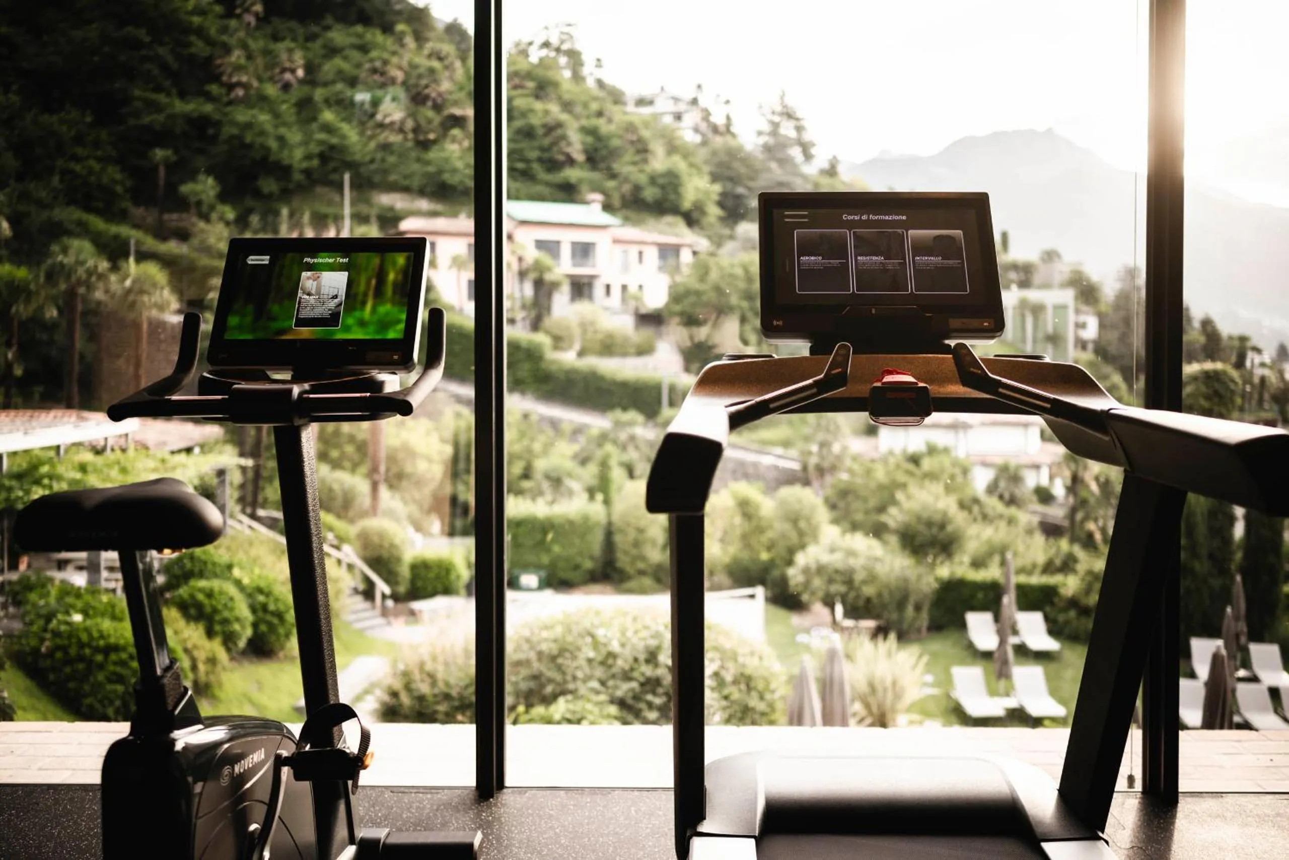 Fitness centre/facilities in Hotel Belvedere Locarno
