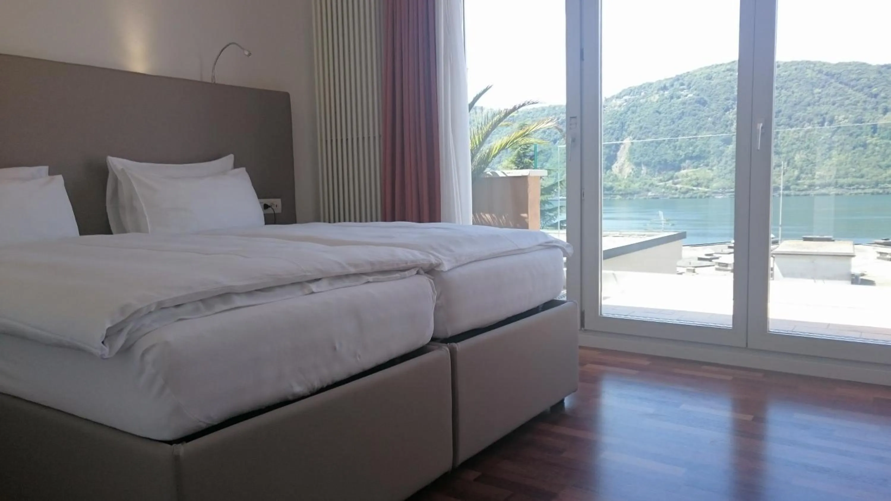 Bed in Hotel Campione