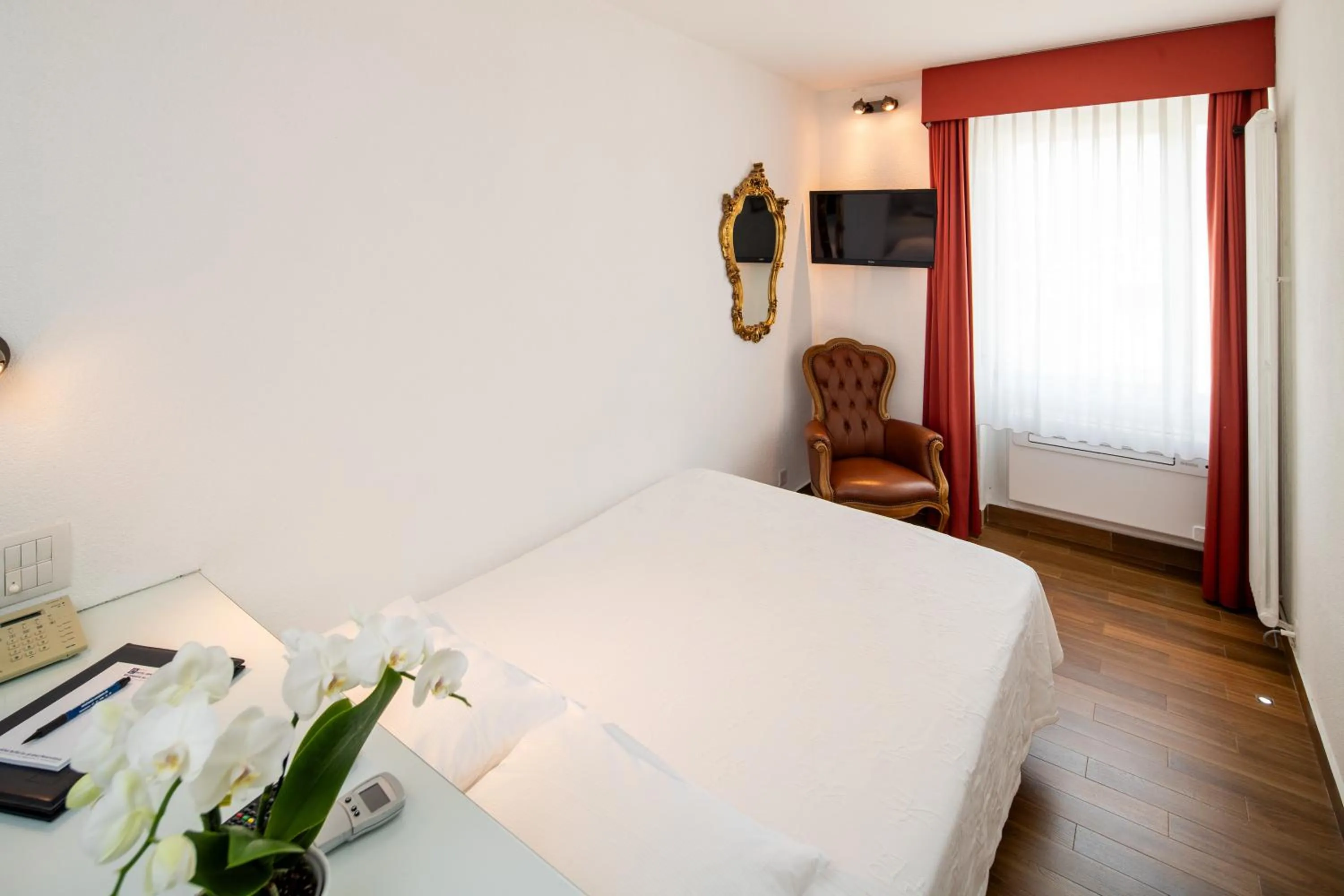 Bed in Hotel Campione