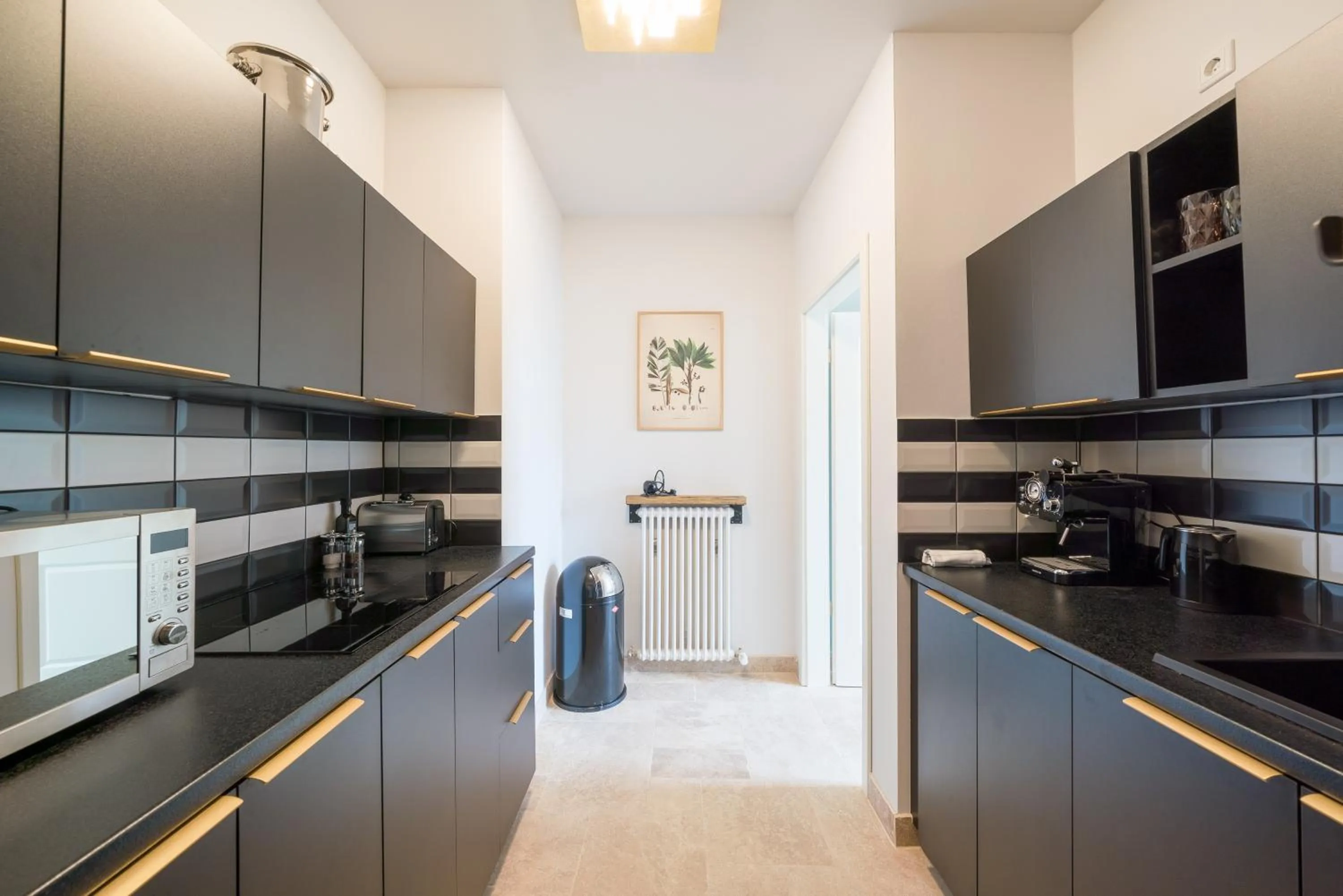Kitchen or kitchenette in Design Apartments - "Villa Arnim"