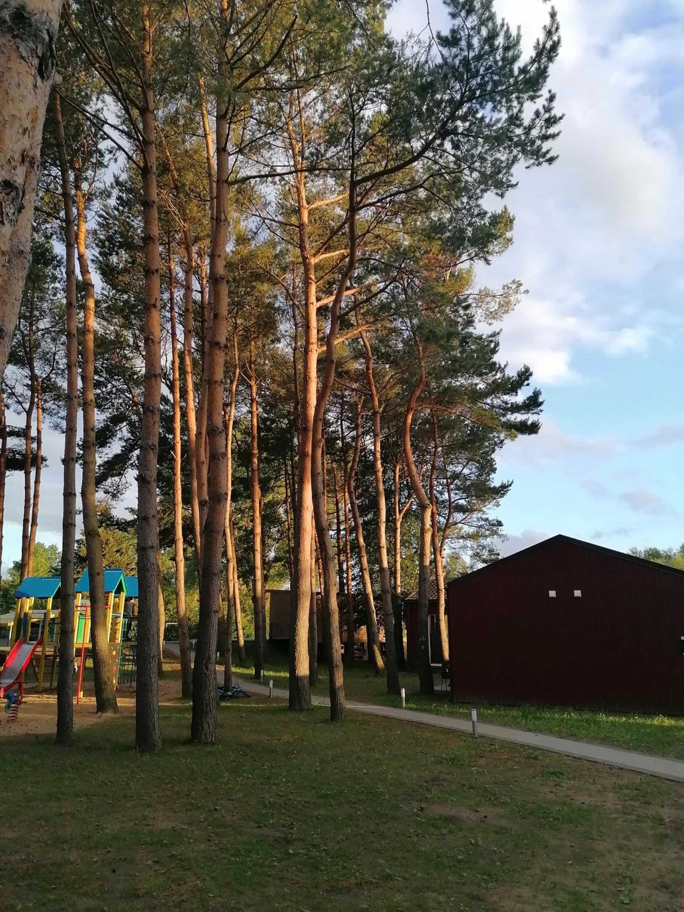 Patio in Poilsio namai Banga Sventojoje