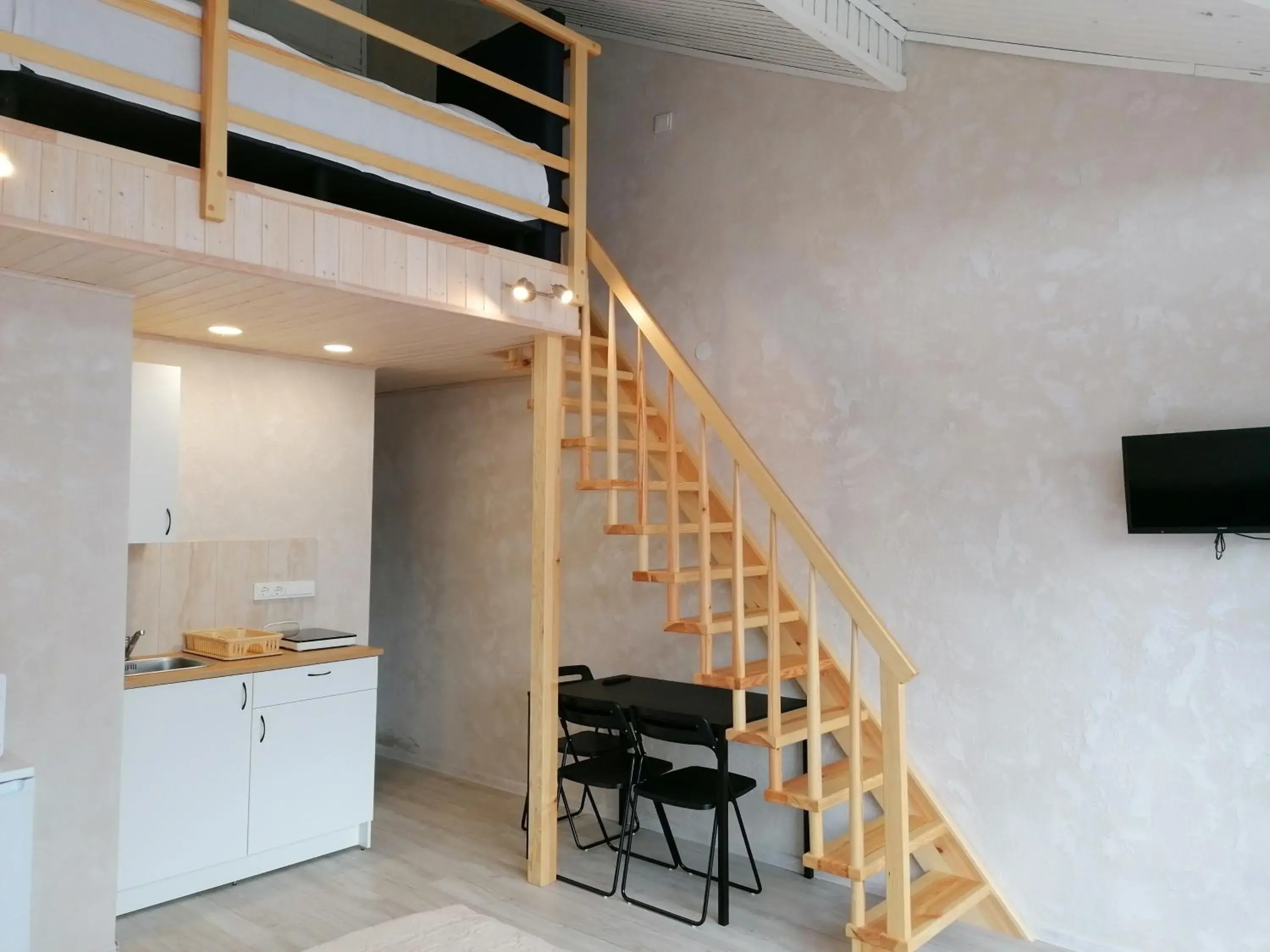 Family Room with Balcony in Poilsio namai Banga Sventojoje Family Room with Balcony in Poilsio namai Banga Sventojoje