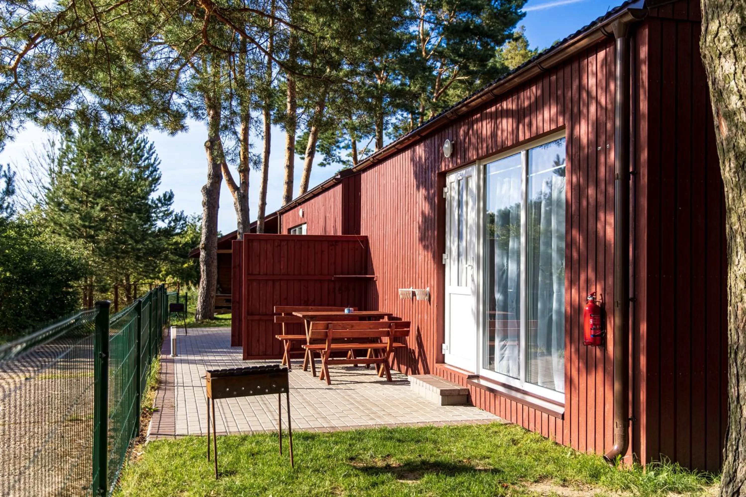 Patio in Poilsio namai Banga Sventojoje