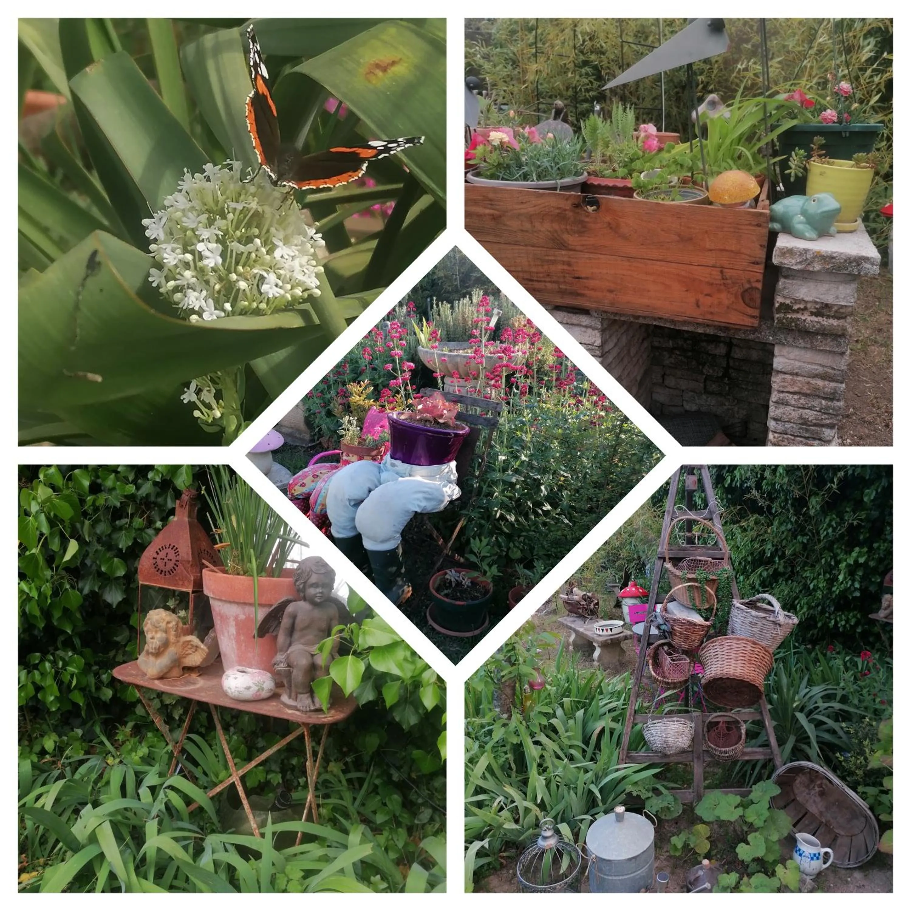 Garden in la fée viviane et michel l'enchanteur