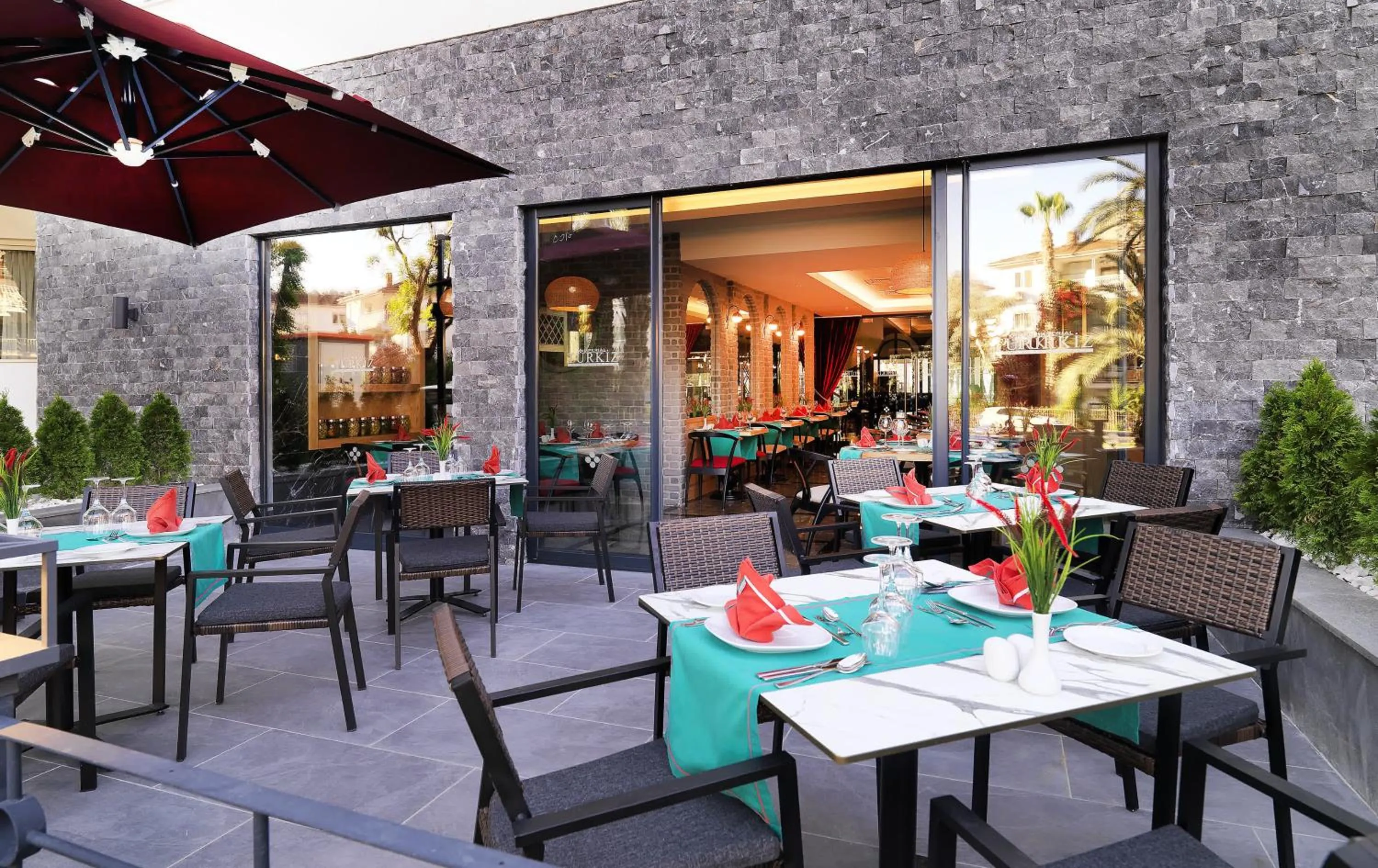 Patio in Imperial Türkiz Resort Hotel & SPA