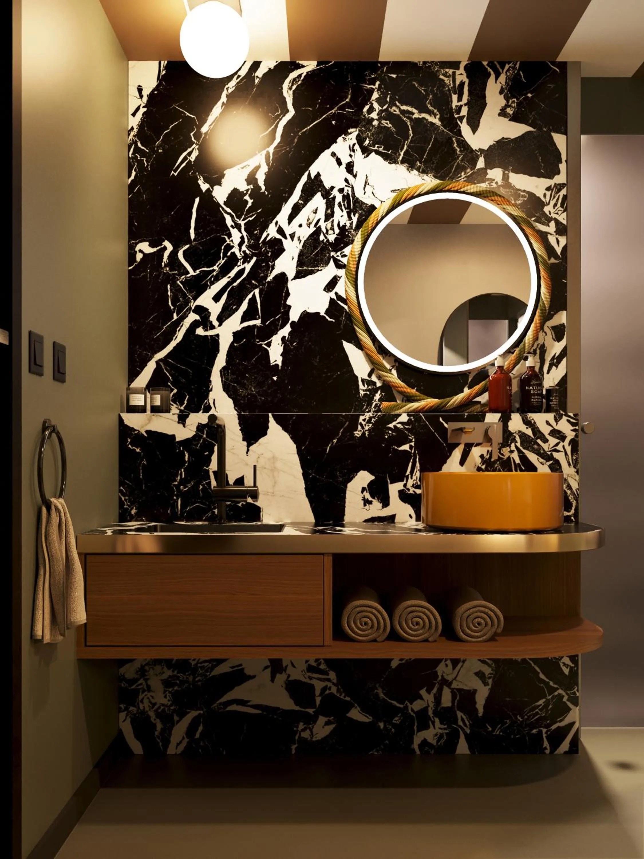 Bathroom in The Home Hotel Zürich - a member of DESIGN HOTELS
