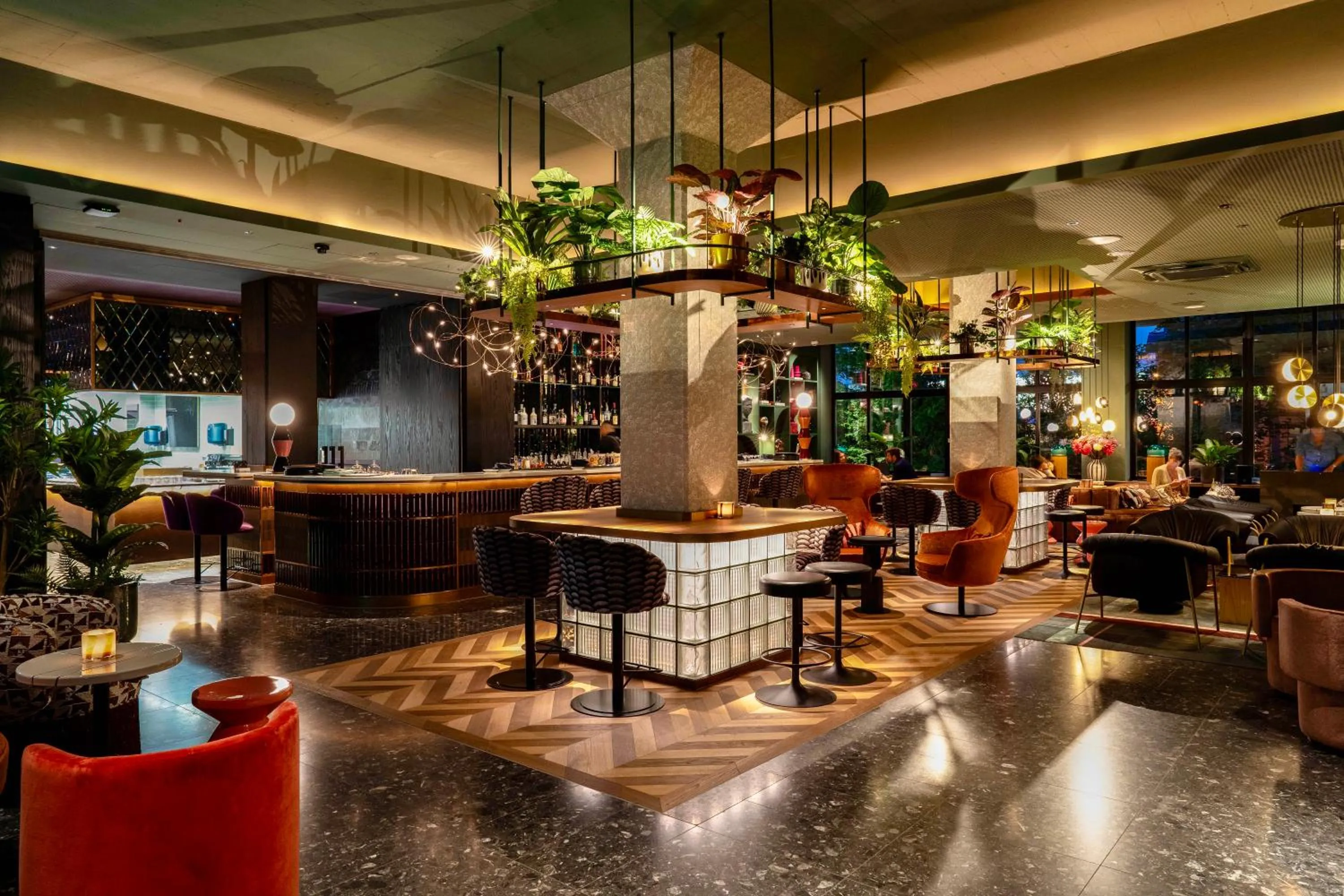 Lobby or reception in The Home Hotel Zürich - a member of DESIGN HOTELS