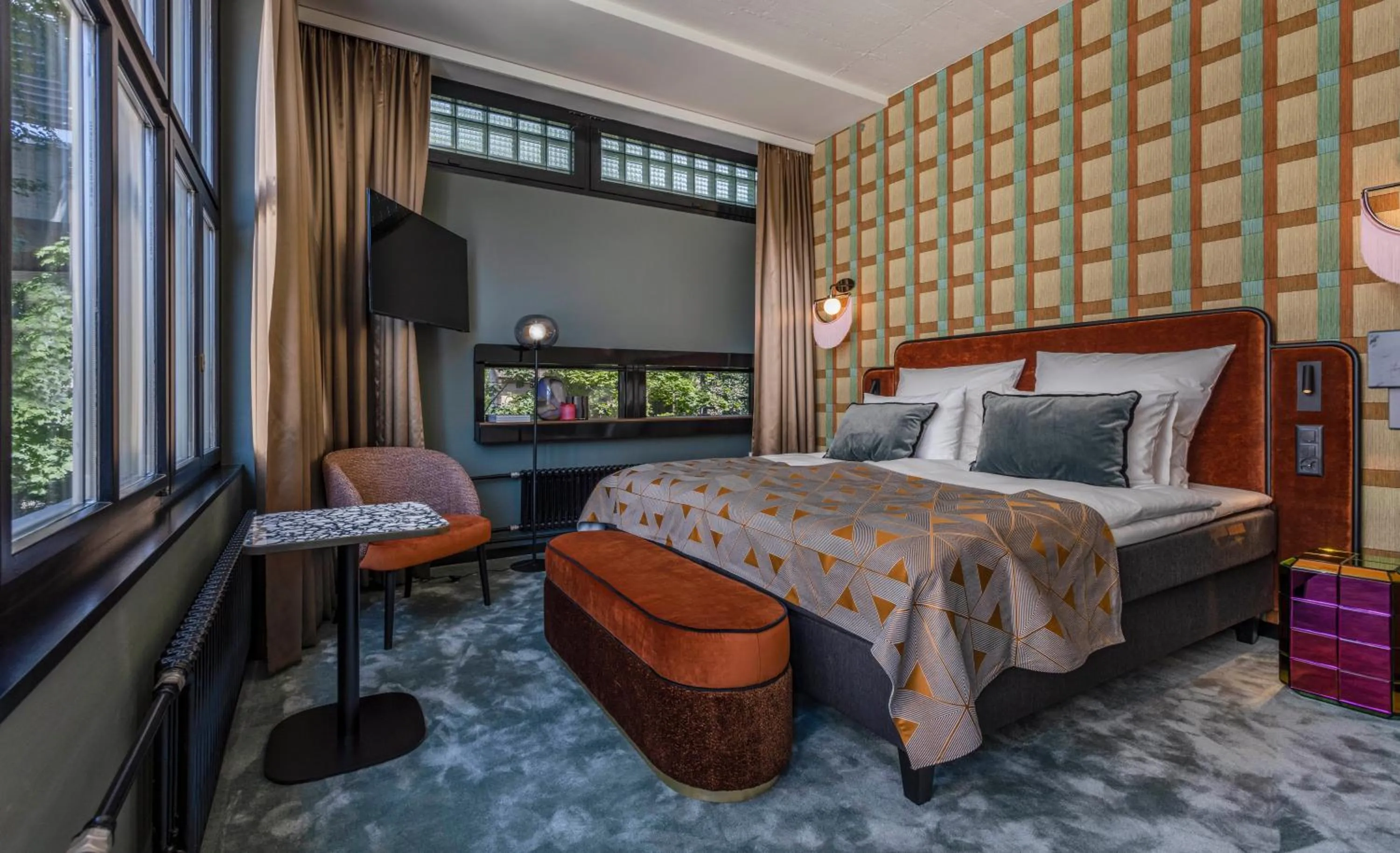 Bed in The Home Hotel Zürich - a member of DESIGN HOTELS