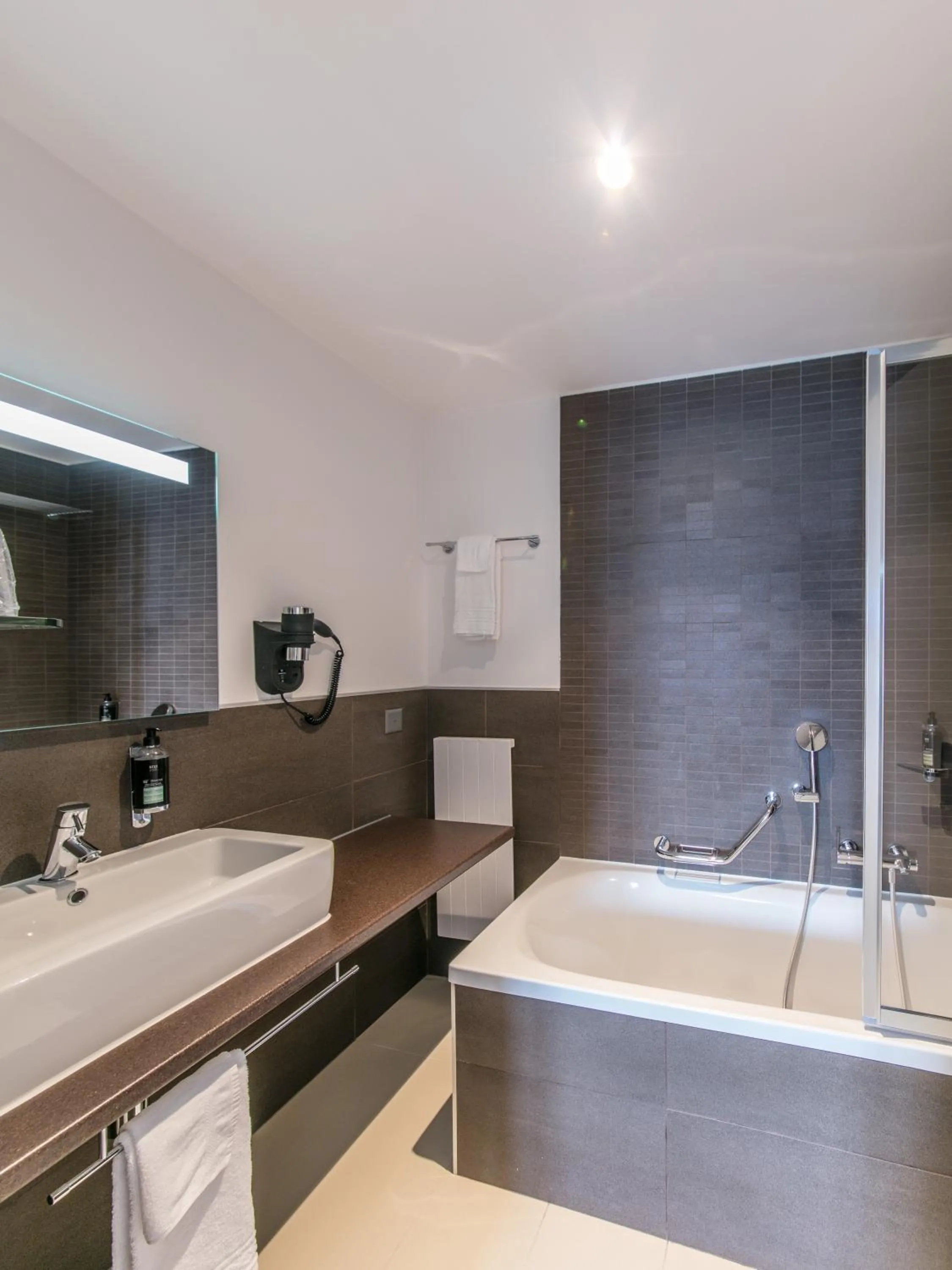 Bathroom in Hôtel Prealpina