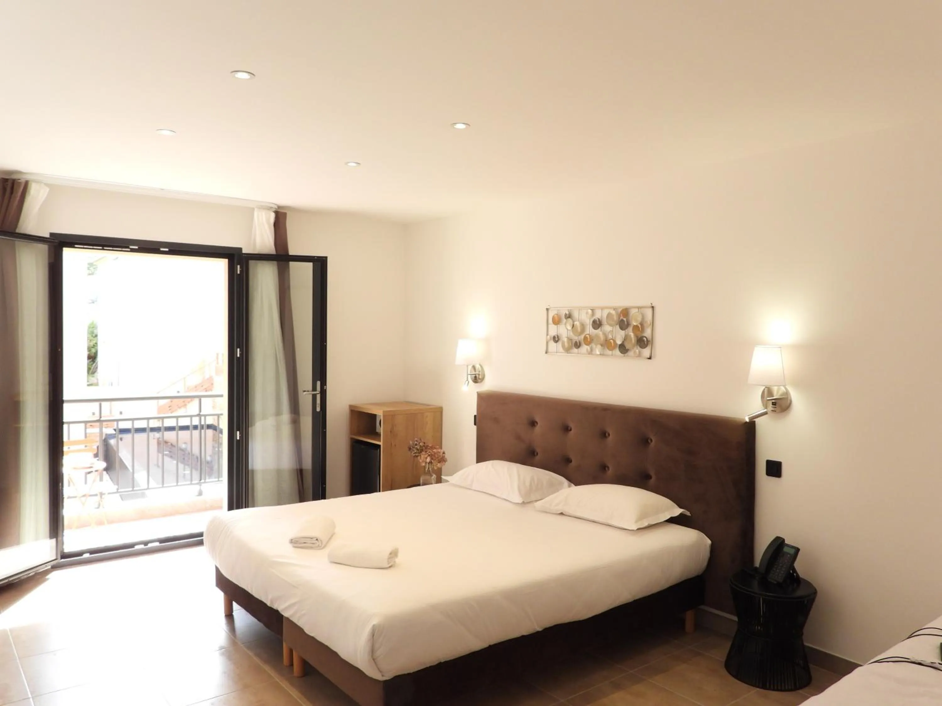 Bed in Hôtel Casa Mea