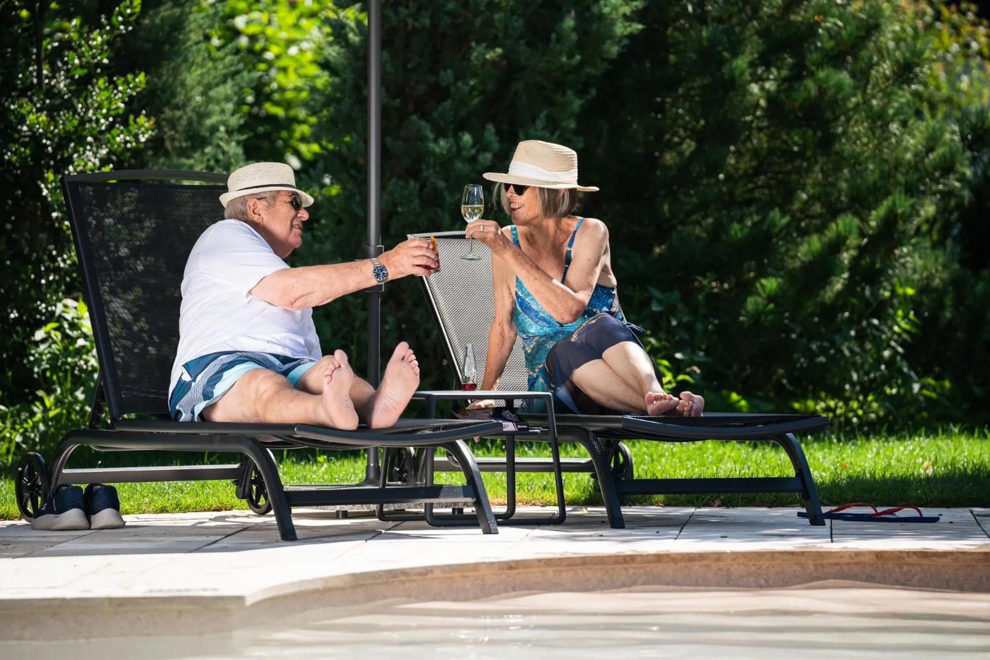 Garden in Hotel Arc-en-ciel Gstaad