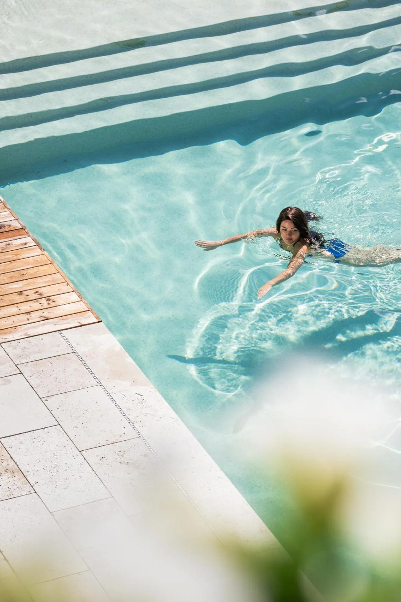 Swimming pool in Hotel Arc-en-ciel Gstaad
