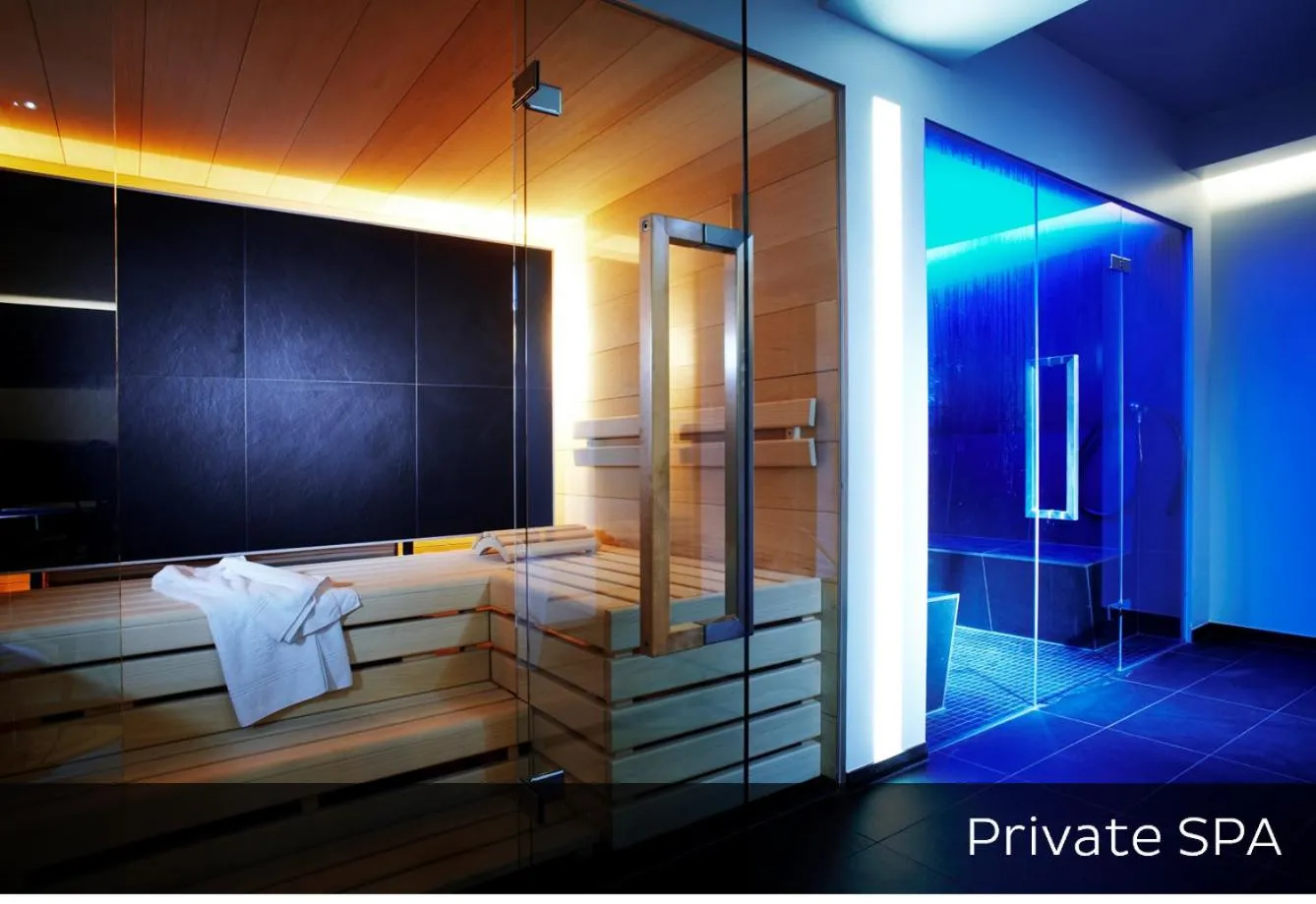 Spa and wellness centre/facilities, Bed in Hotel Arc-en-ciel Gstaad