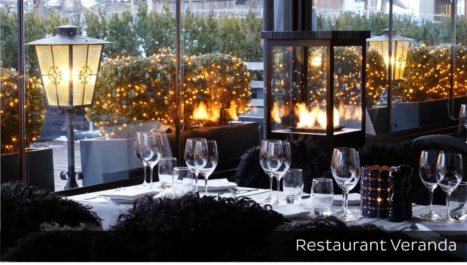 Restaurant/places to eat in Hotel Arc-en-ciel Gstaad