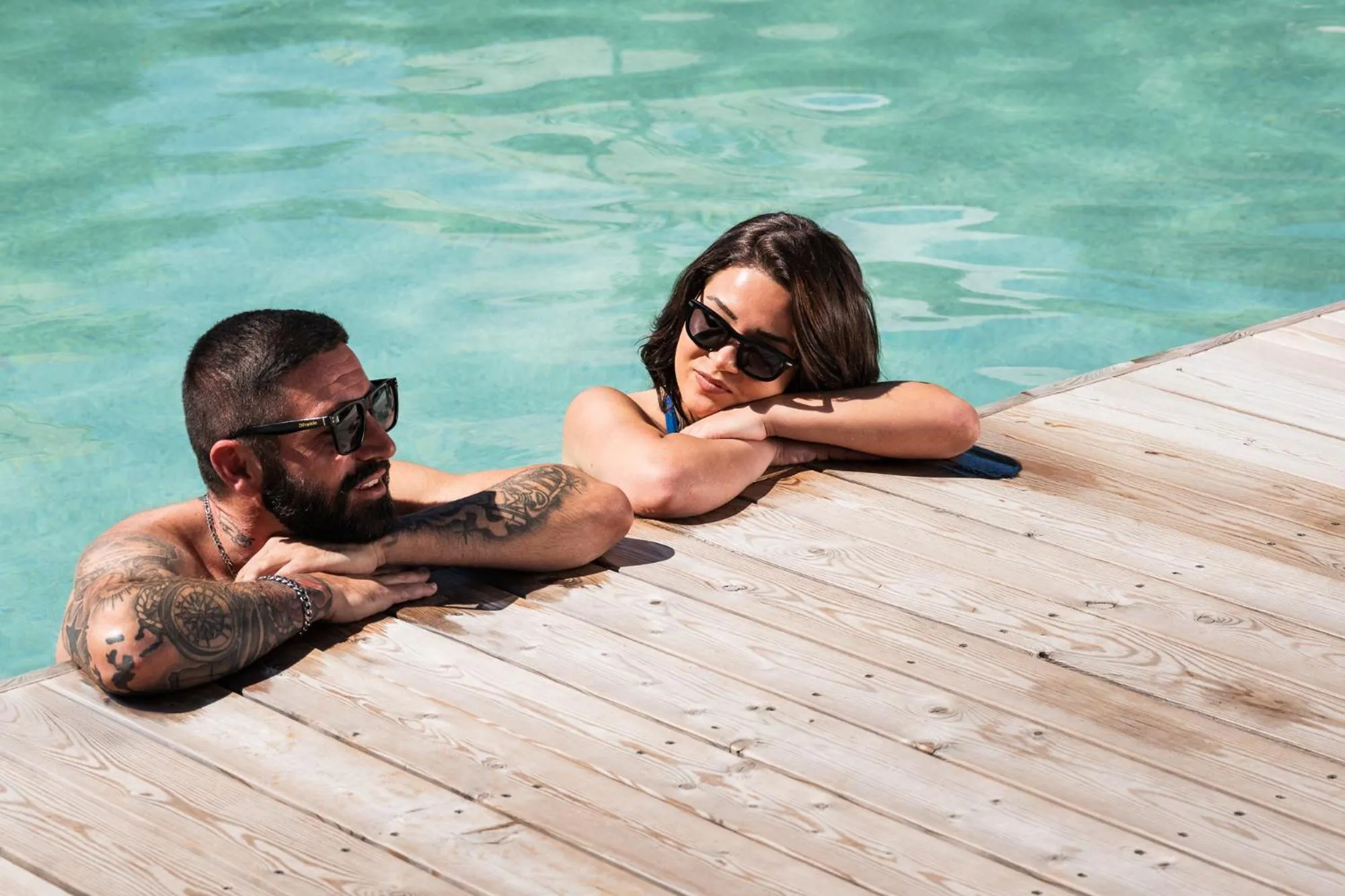 Swimming pool in Hotel Arc-en-ciel Gstaad