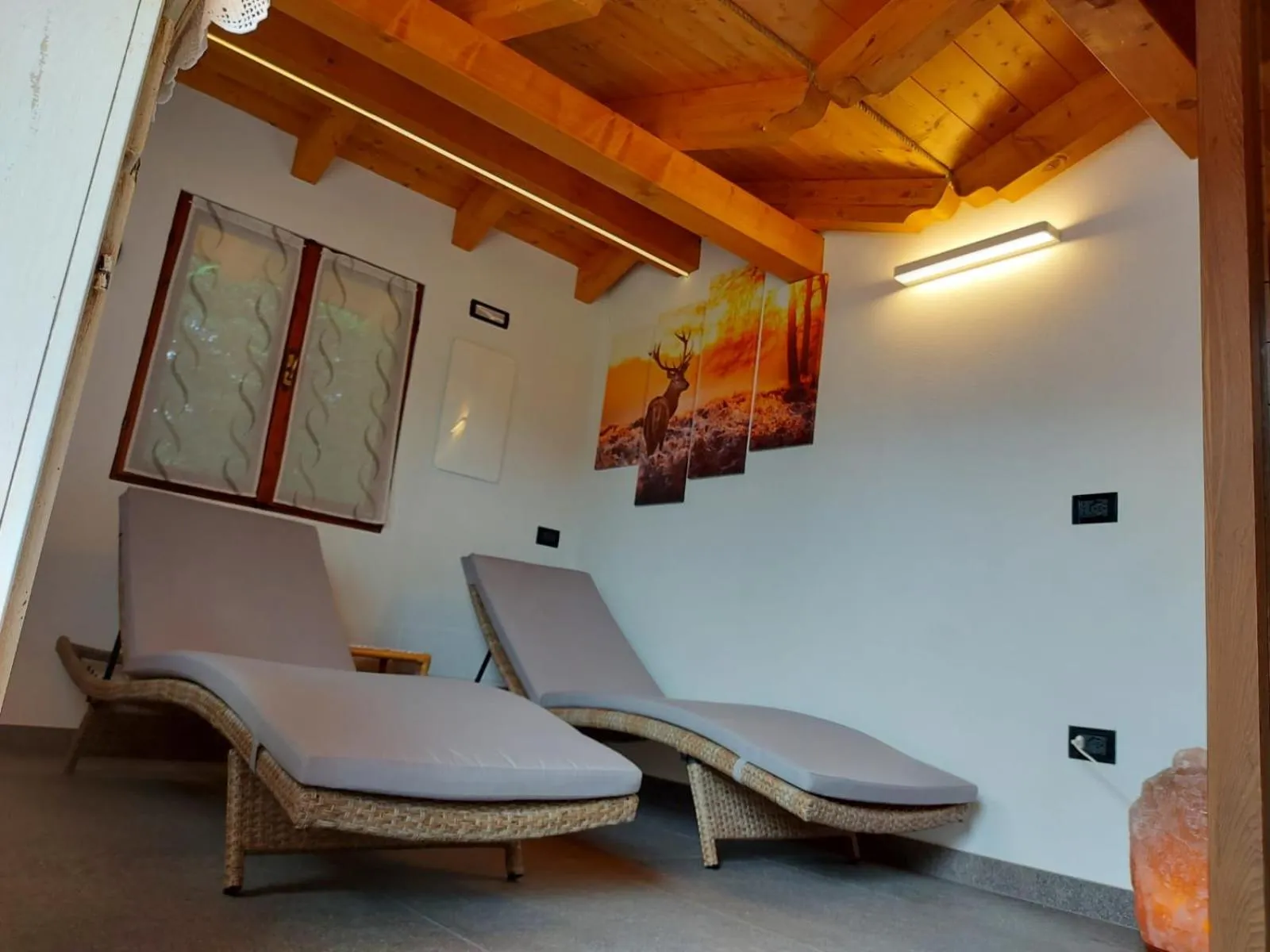 Sauna in B&B Stella Alpina