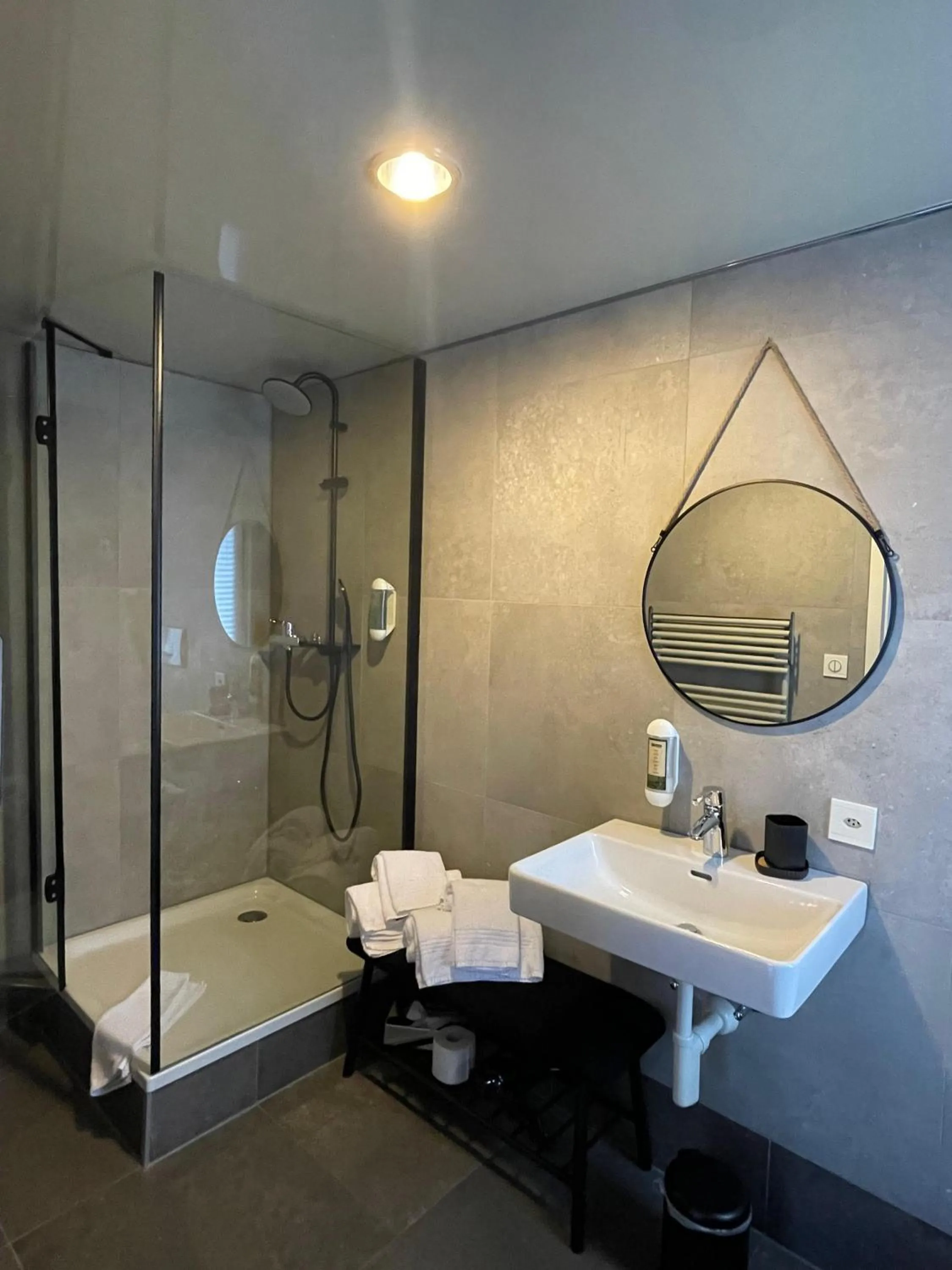 Shower in Hotel Europe Brig