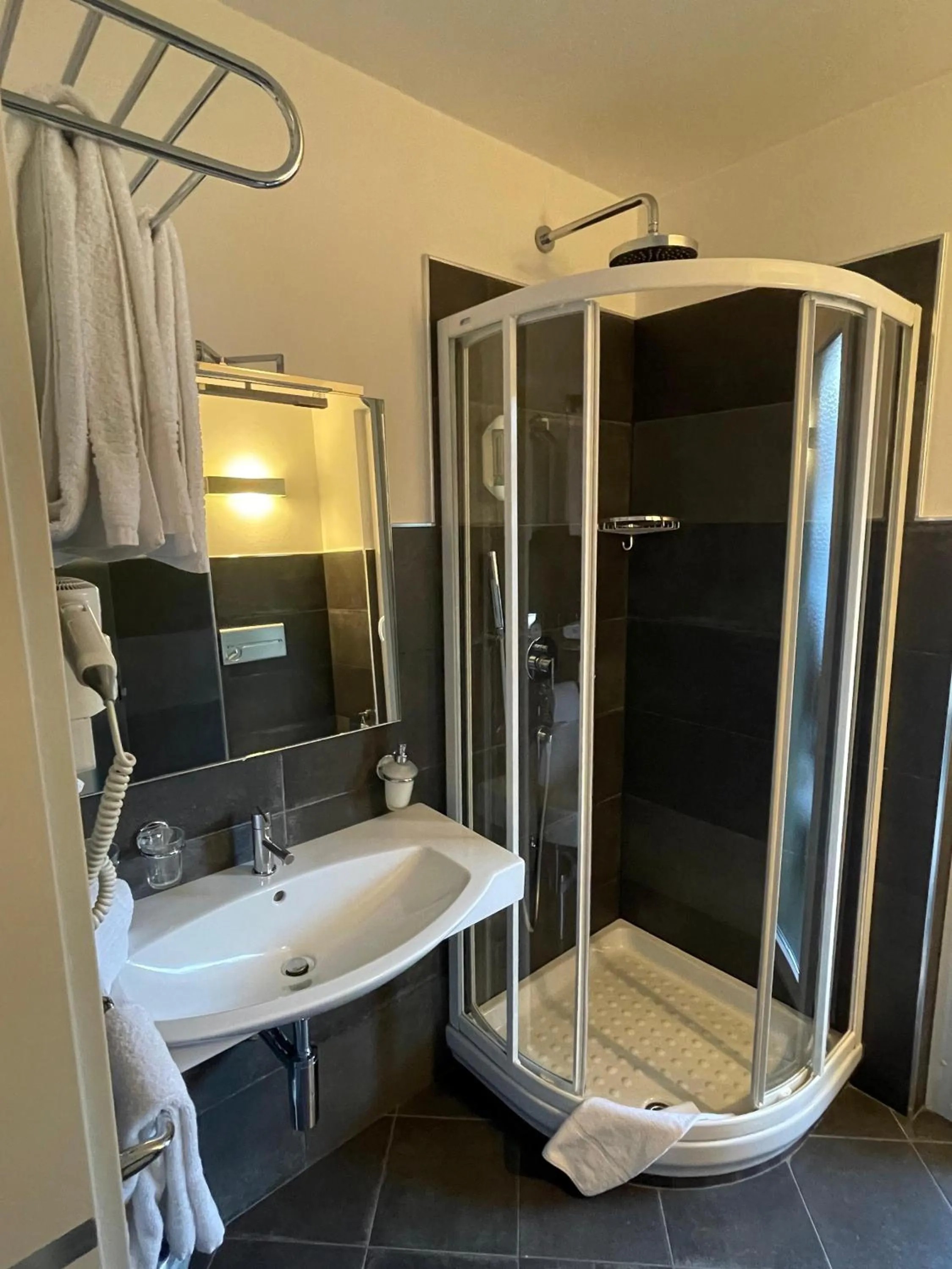 Shower in Hotel Europe Brig