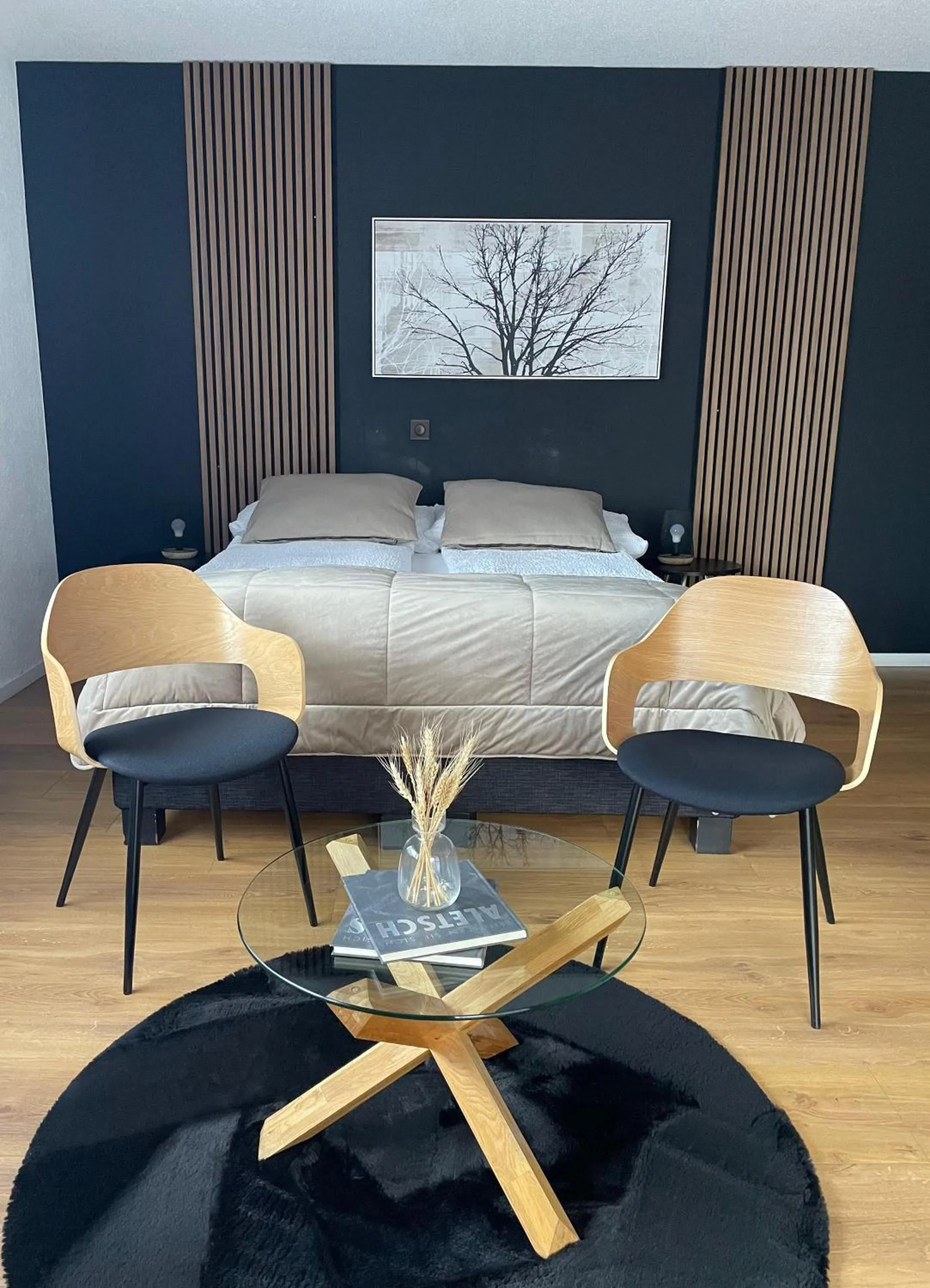 Bed in Hotel Europe Brig