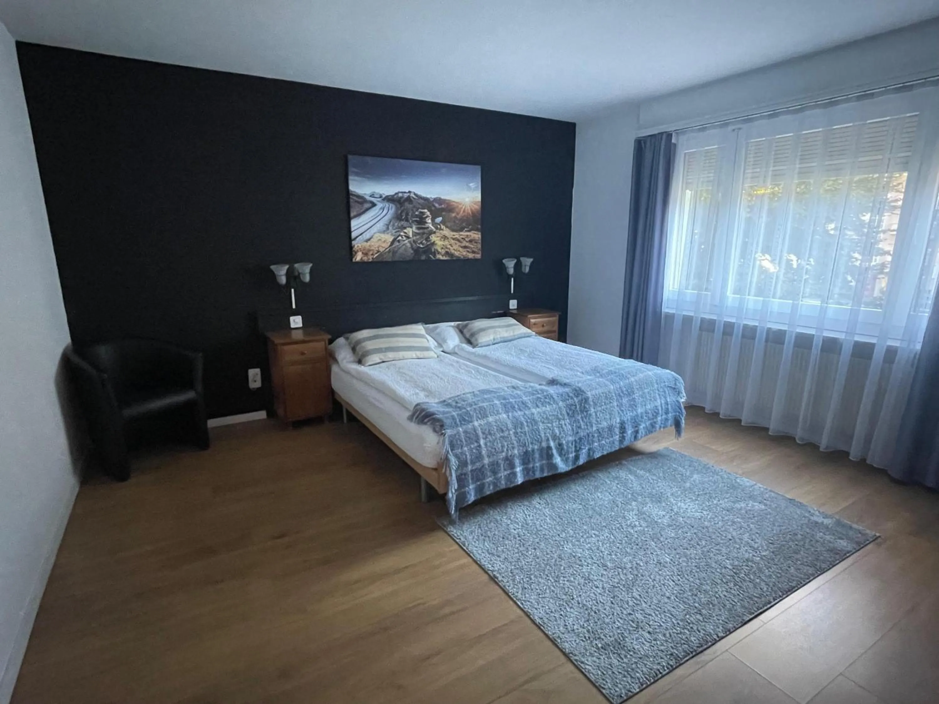 Bed in Hotel Europe Brig