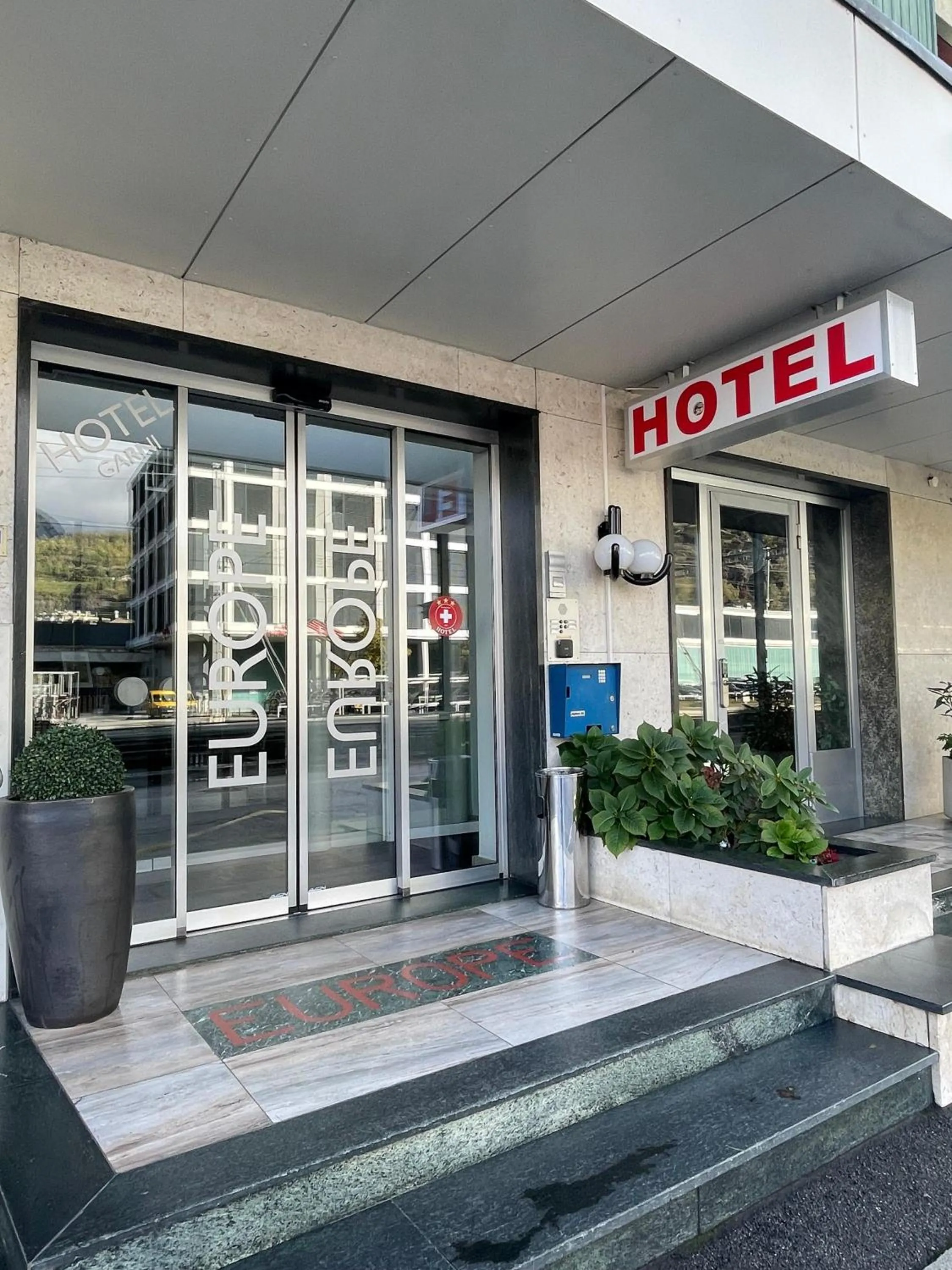Property building in Hotel Europe Brig