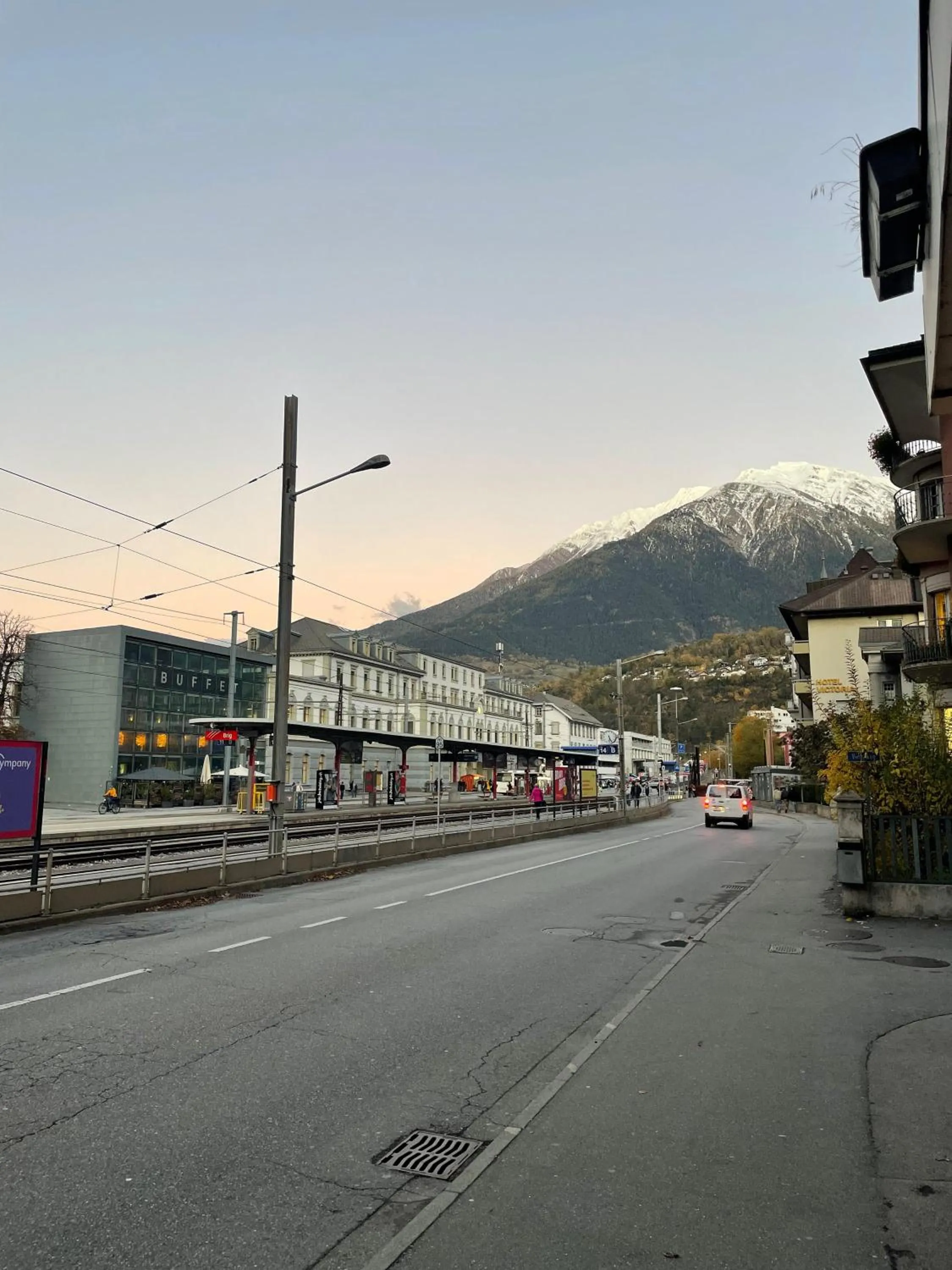 Mountain view in Hotel Europe Brig