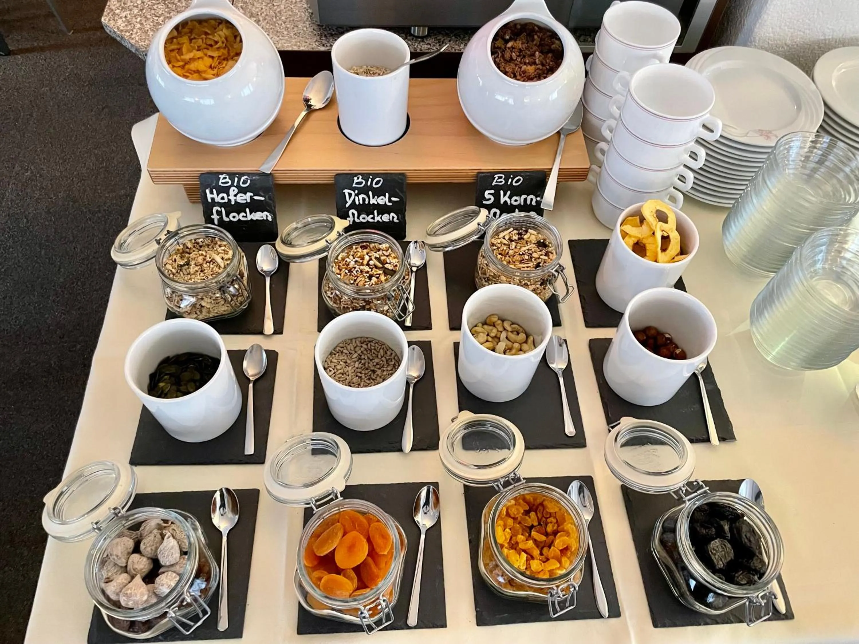 Buffet breakfast in Hotel Europe Brig